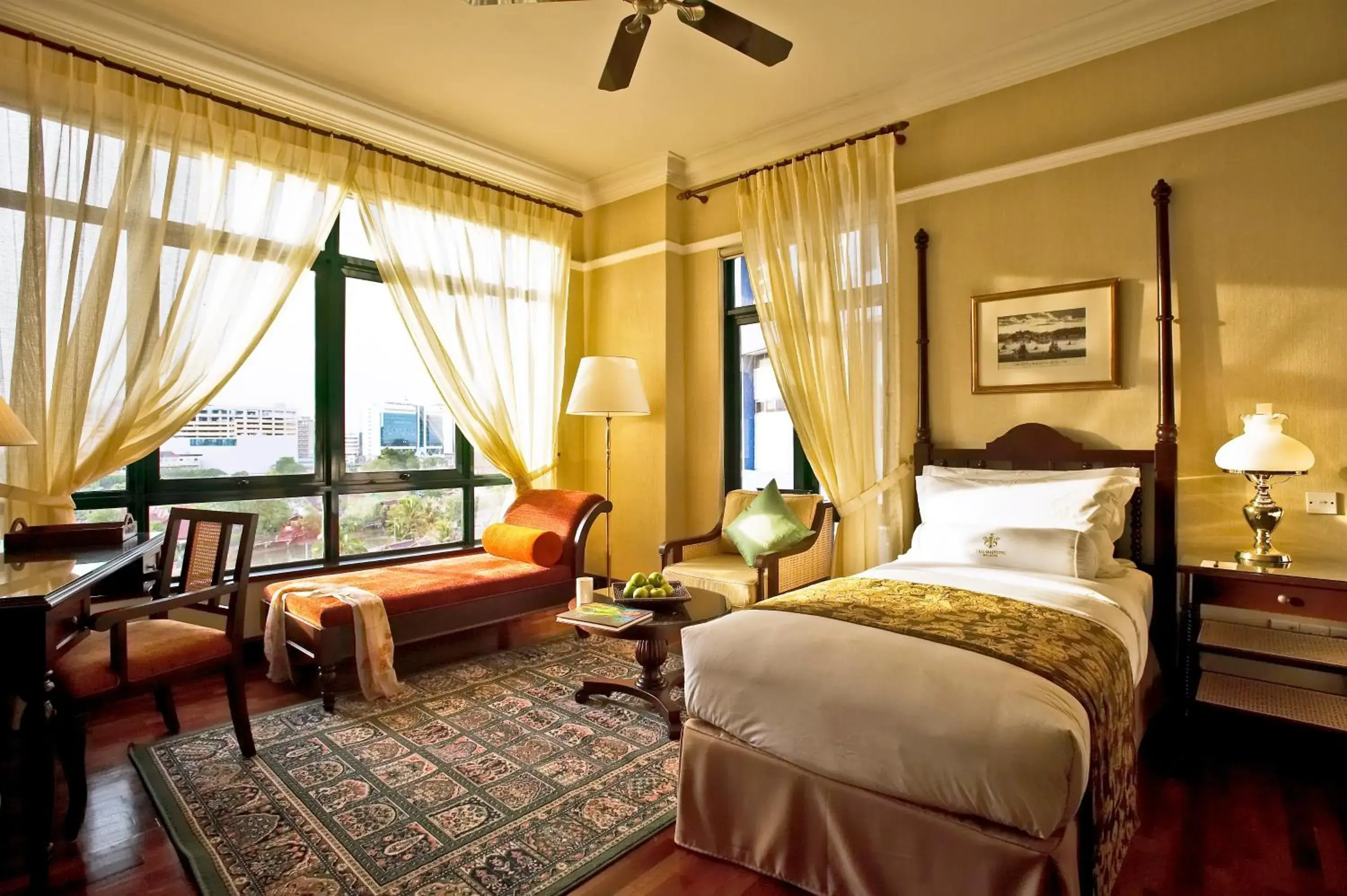 Photo of the whole room, Bed in The Majestic Malacca Hotel - Small Luxury Hotels of the World Photo of the whole room, Bed in The Majestic Malacca Hotel - Small Luxury Hotels of the World