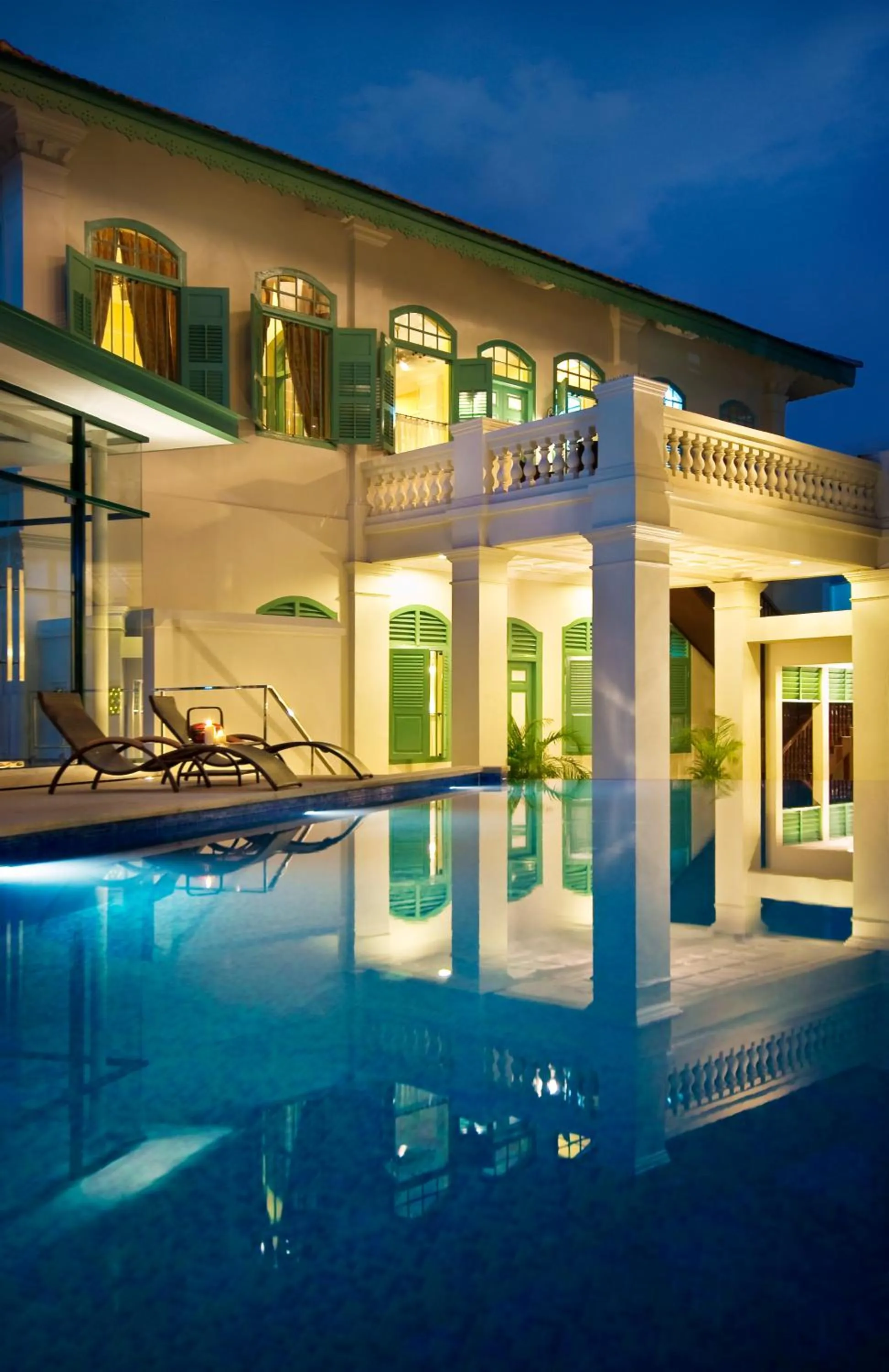 Swimming pool in The Majestic Malacca Hotel - Small Luxury Hotels of the World