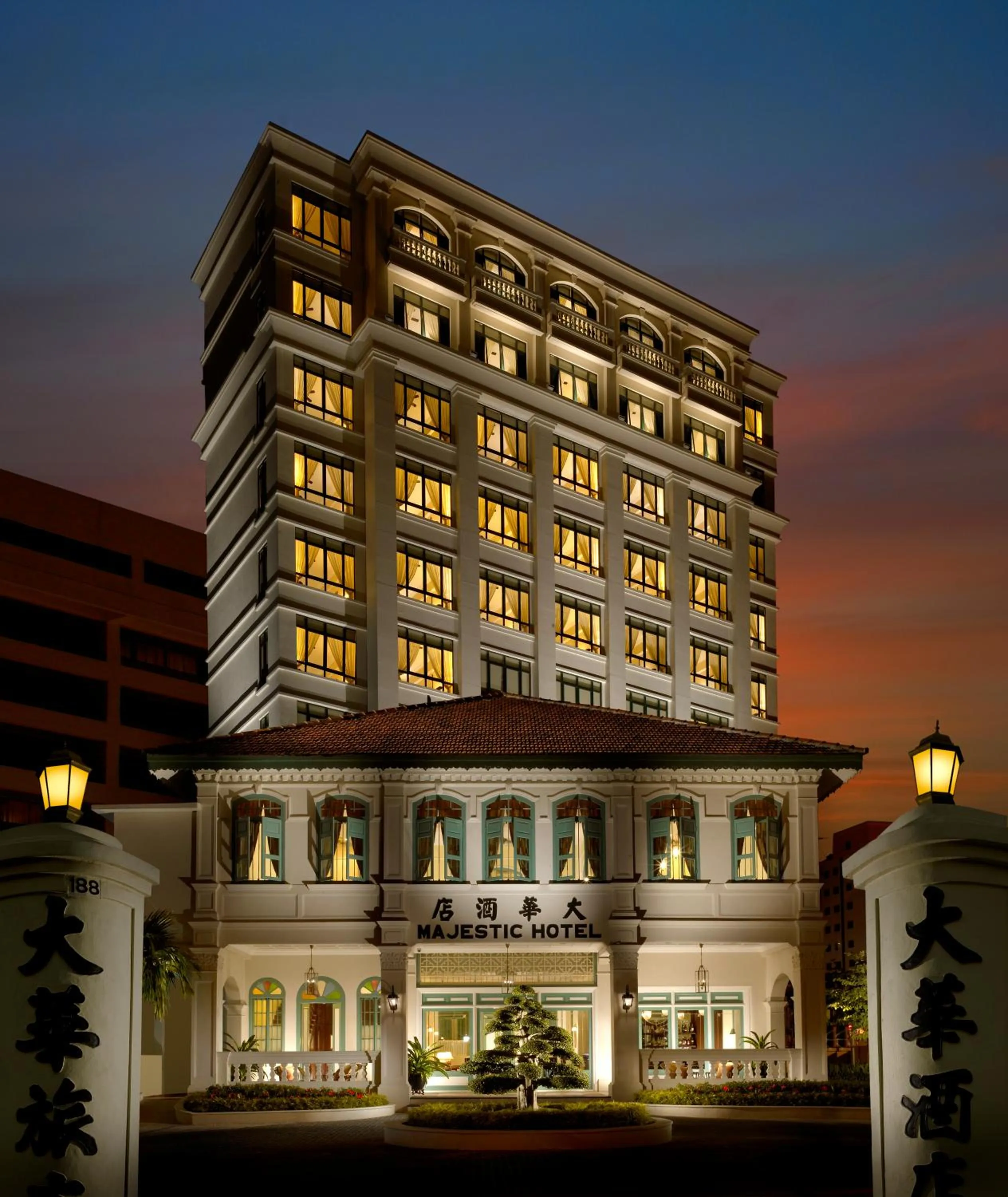 Property building in The Majestic Malacca Hotel - Small Luxury Hotels of the World