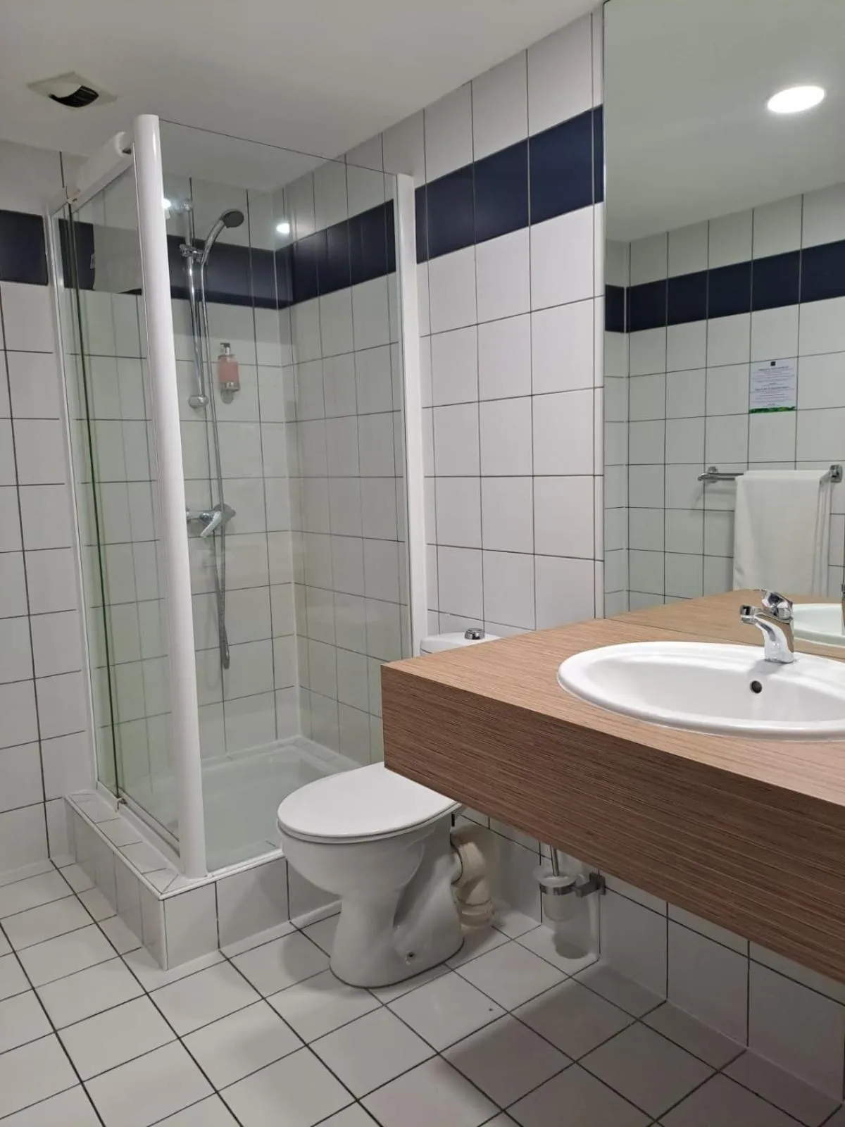 Shower in Hotel Le Paris