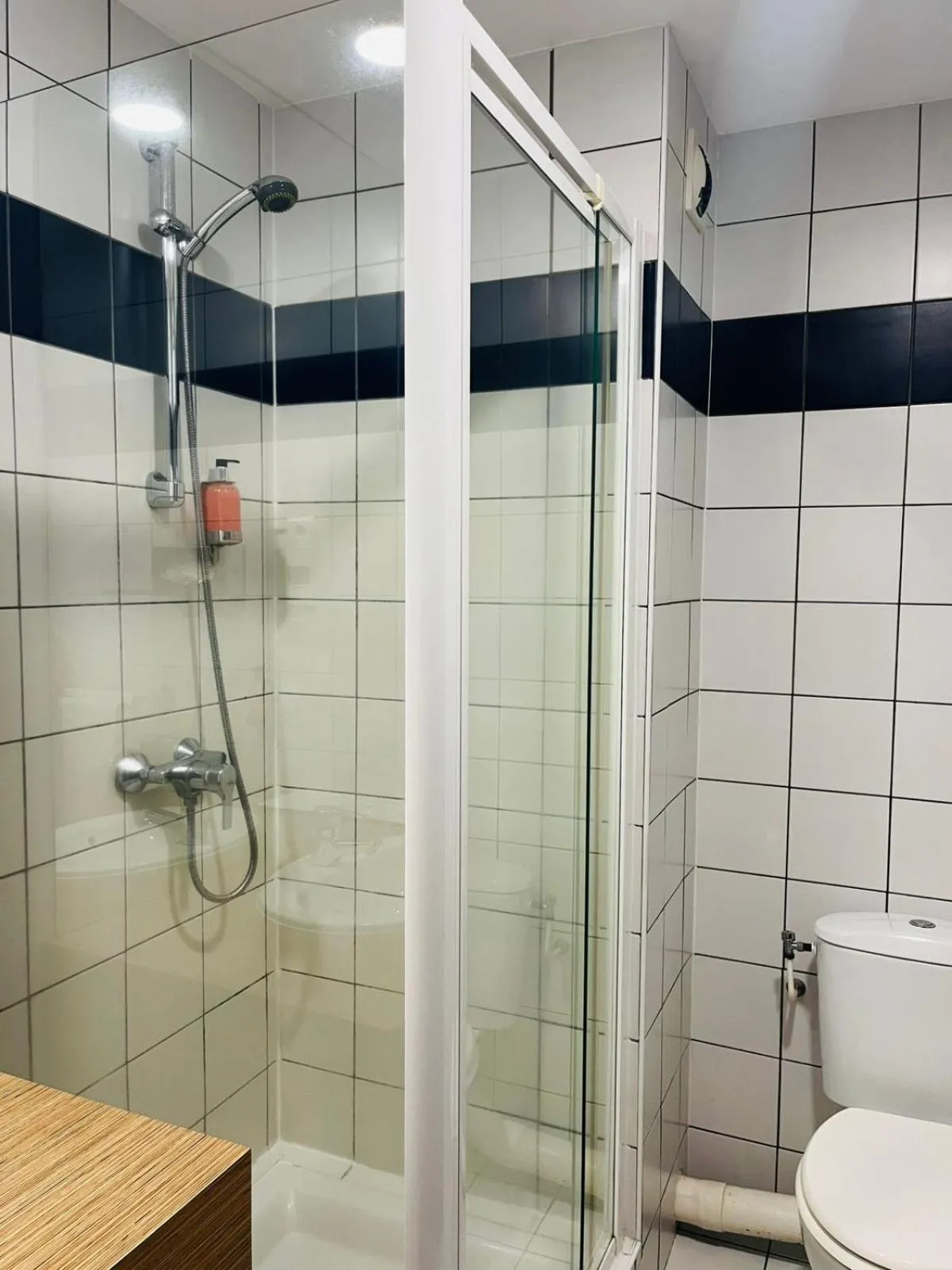 Shower in Hotel Le Paris