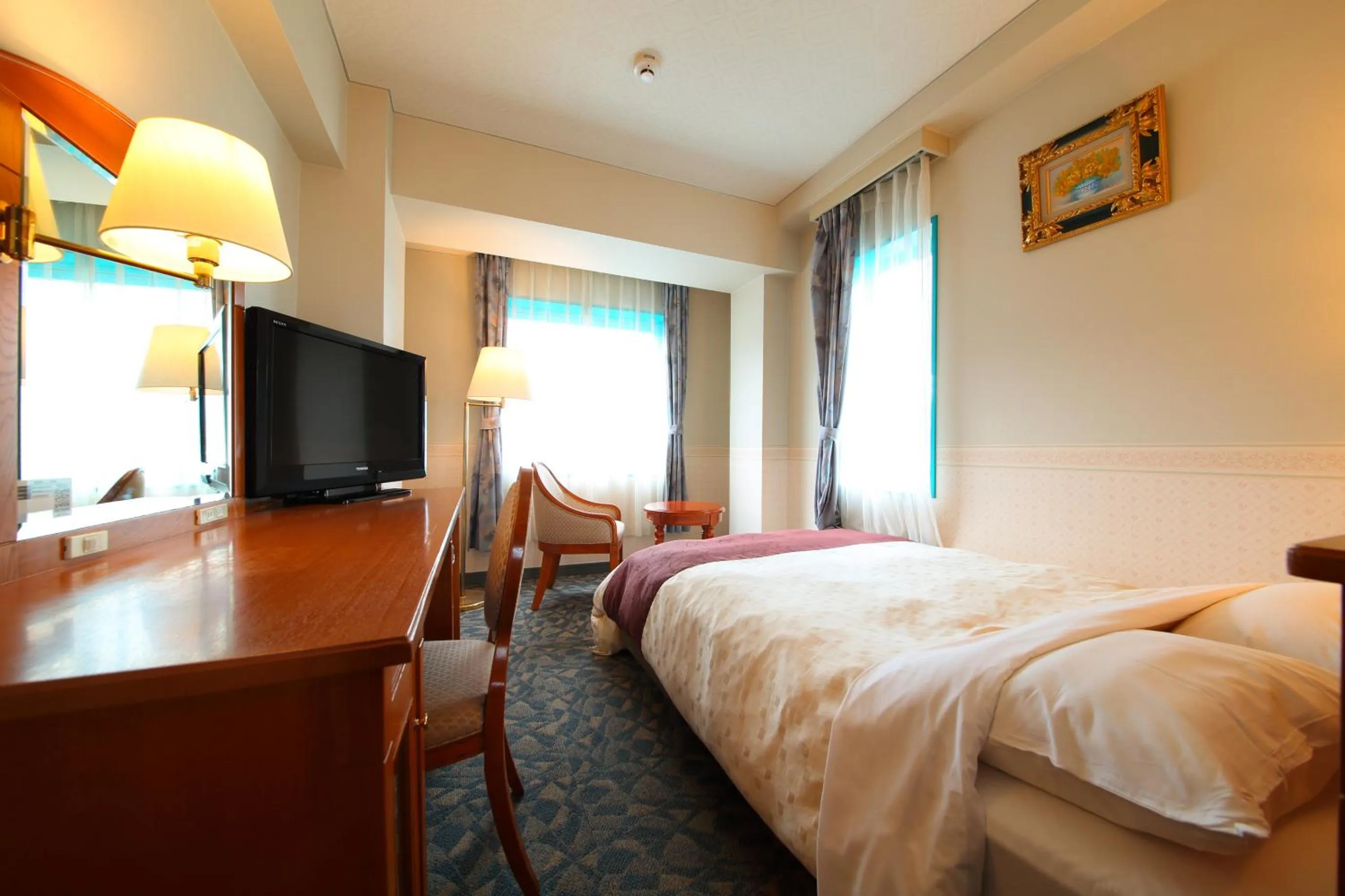 Photo of the whole room, Bed in Hotel Seawave Beppu