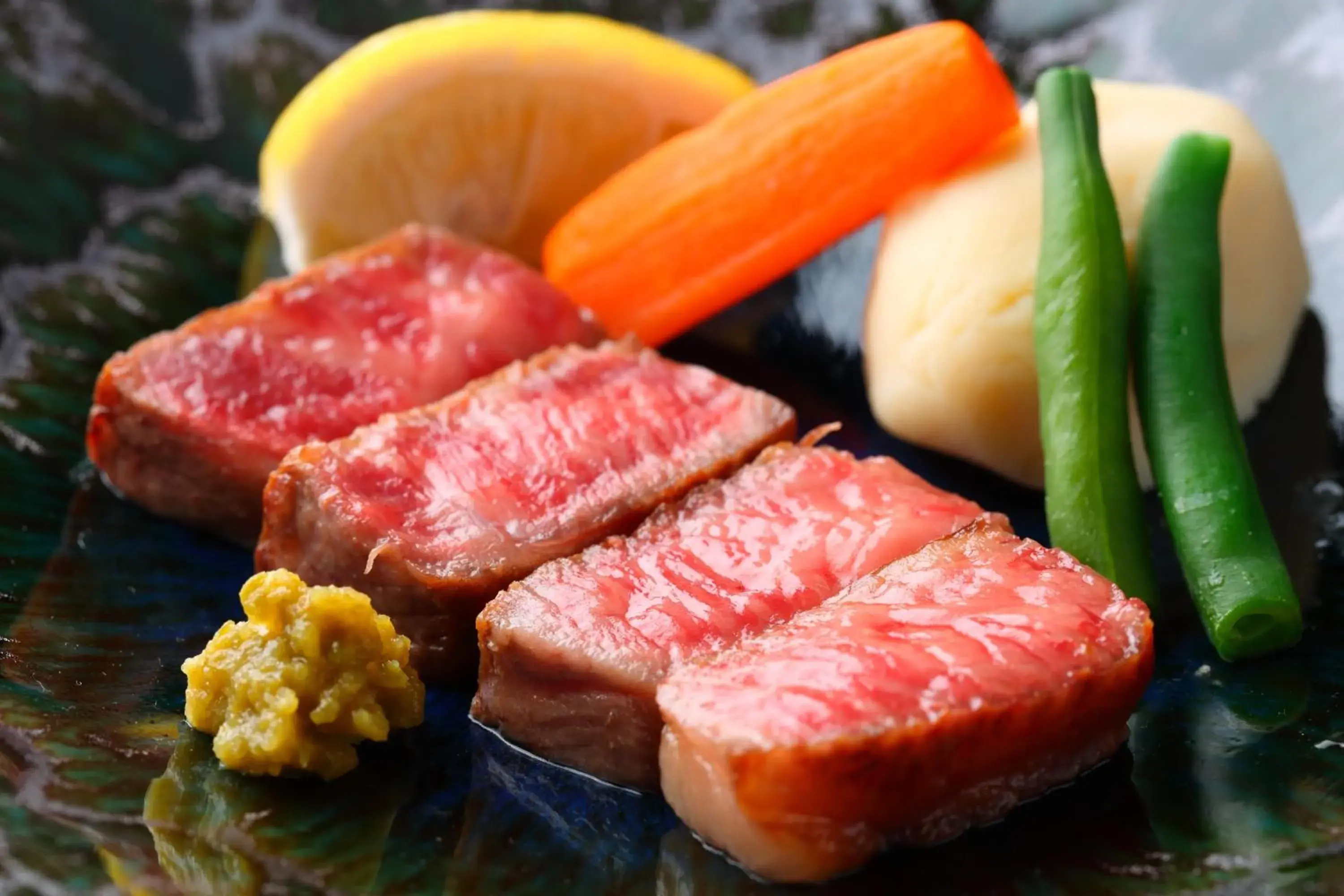 Food close-up in Hotel Seawave Beppu Food close-up in Hotel Seawave Beppu