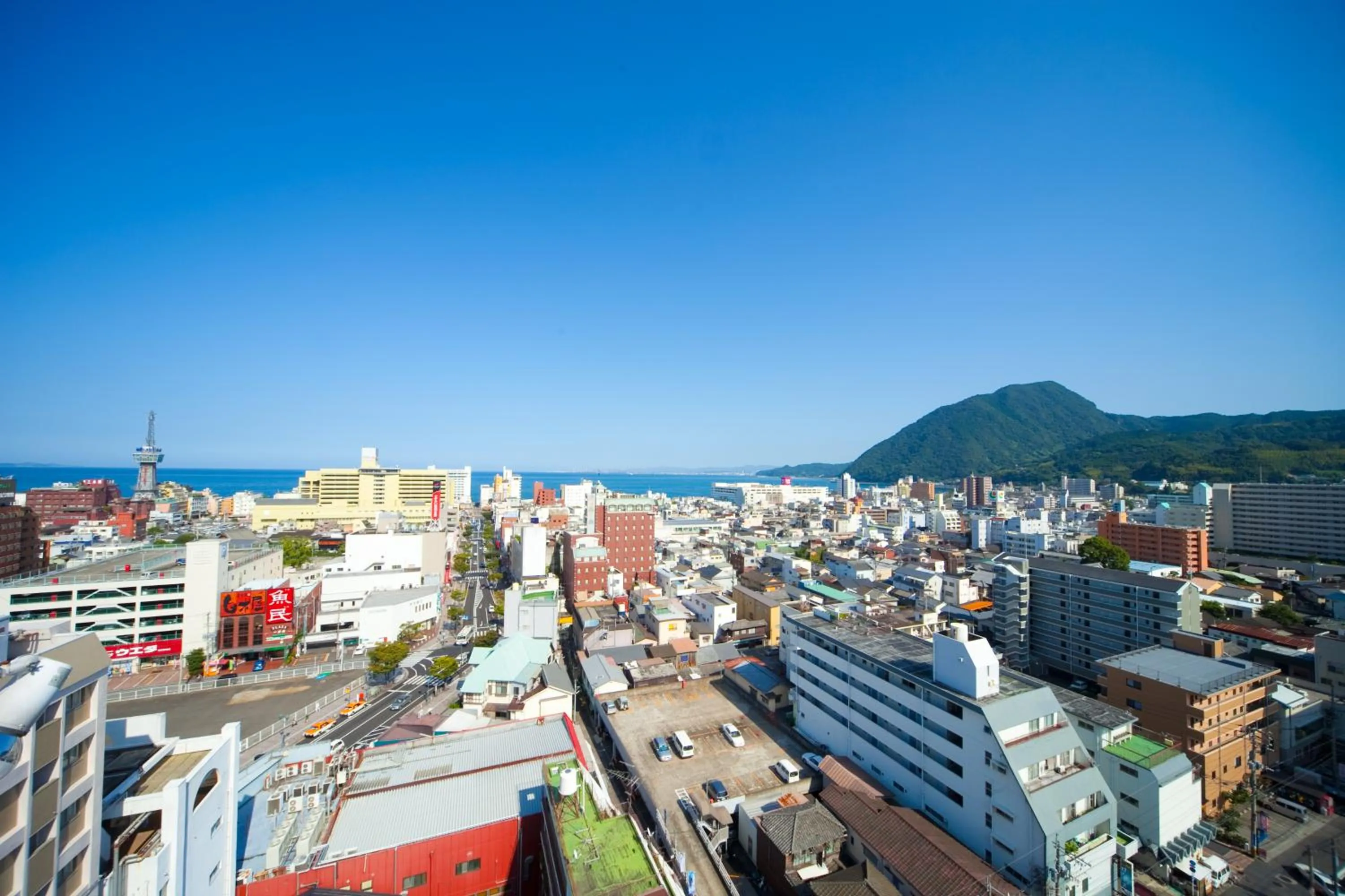 Natural landscape in Hotel Seawave Beppu