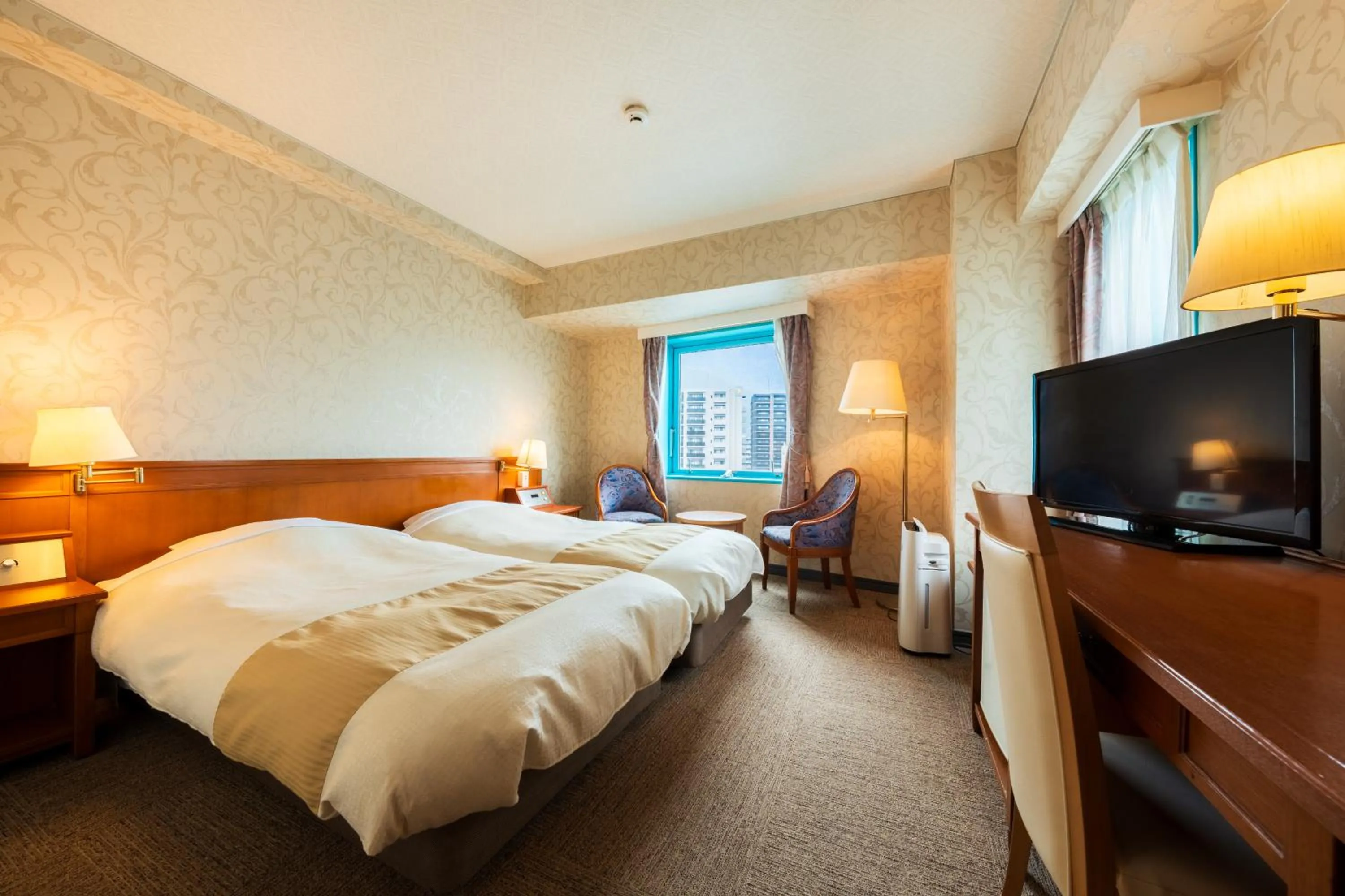 Photo of the whole room, Bed in Hotel Seawave Beppu