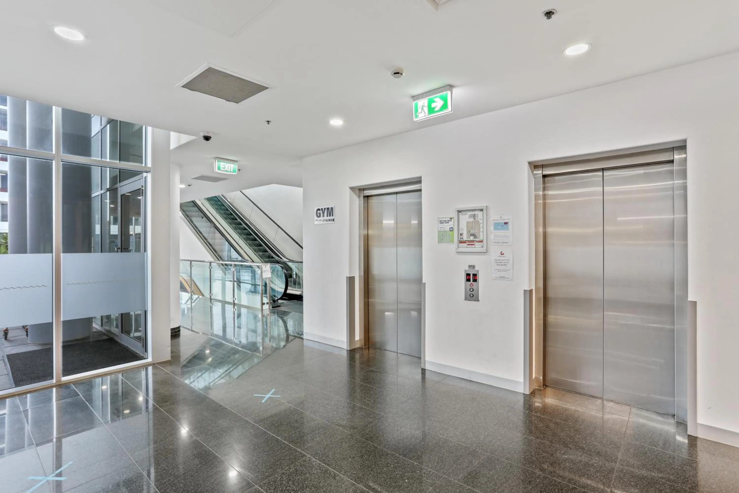 elevator in Tweed Ultima Apartments