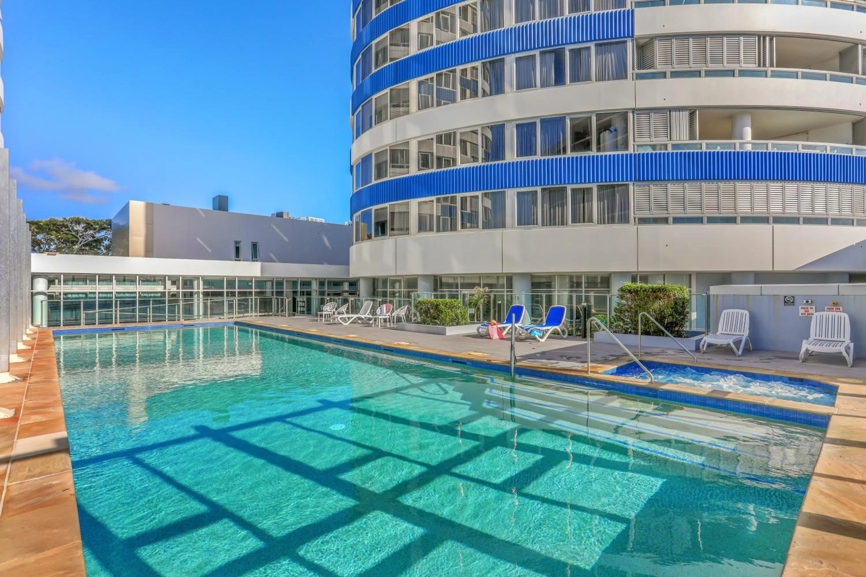 Swimming pool in Tweed Ultima Apartments