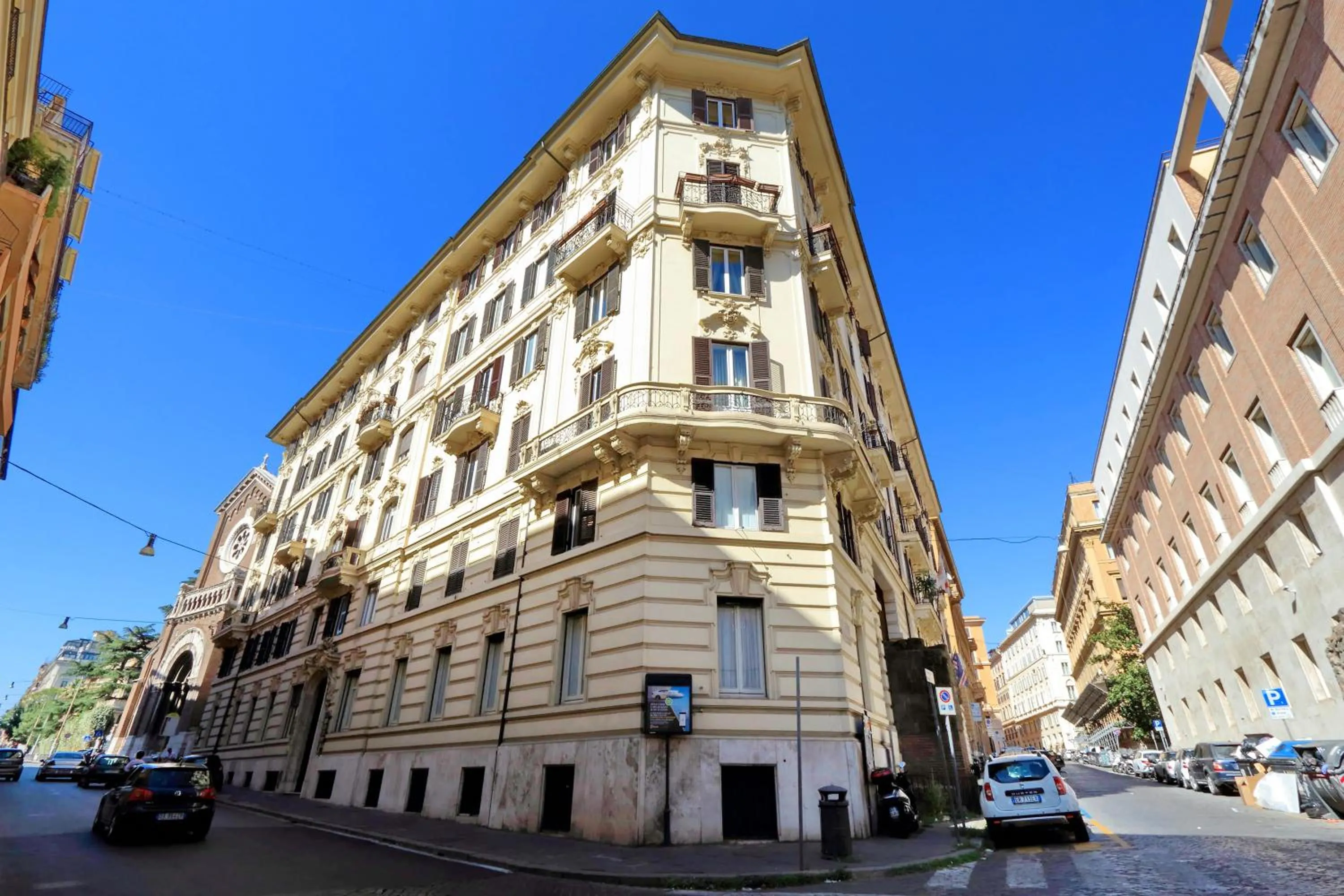 Facade/entrance in Prestigious Apartment Via Veneto