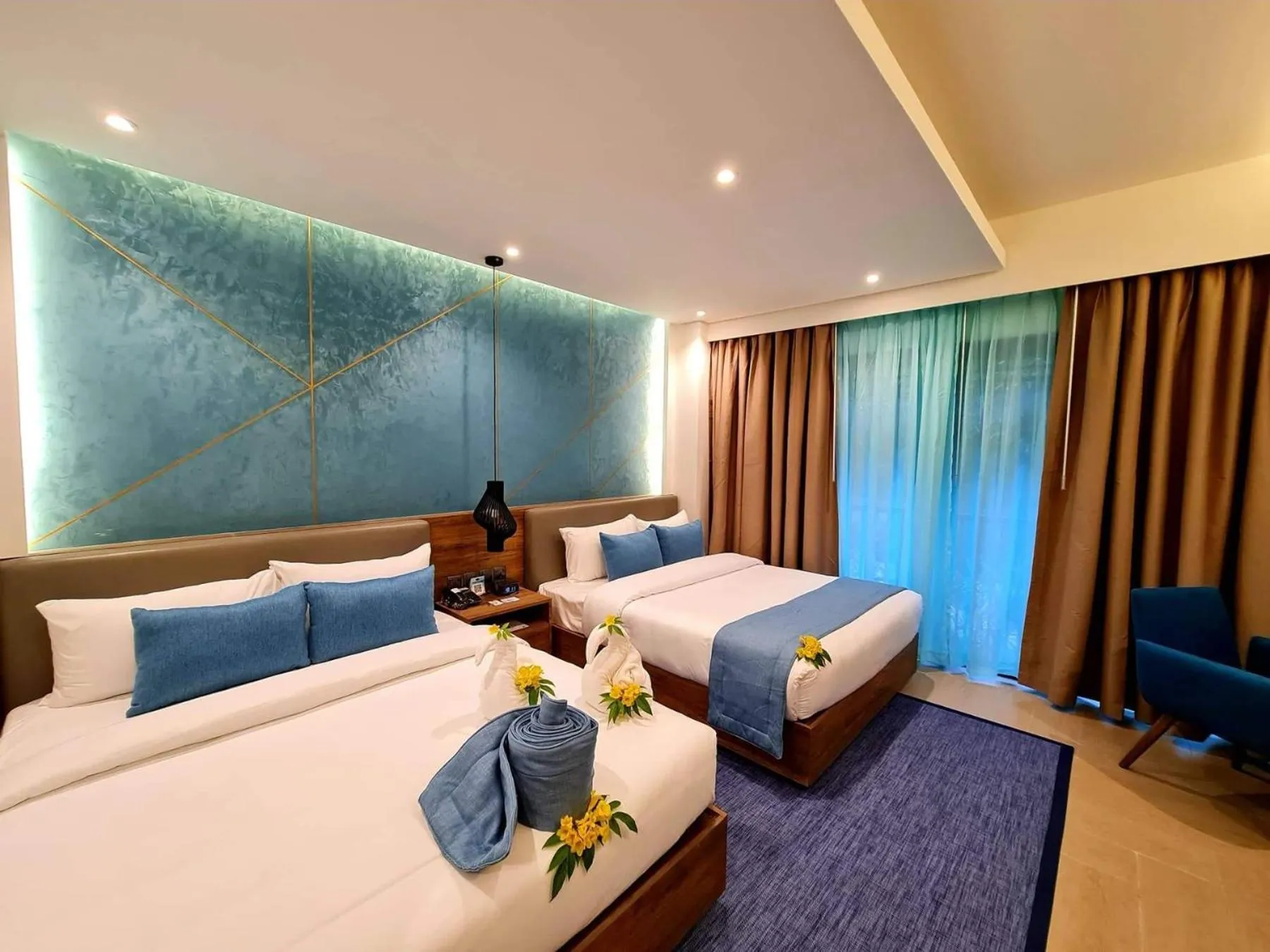 Bedroom, Bed in Fairways and Bluewater Boracay