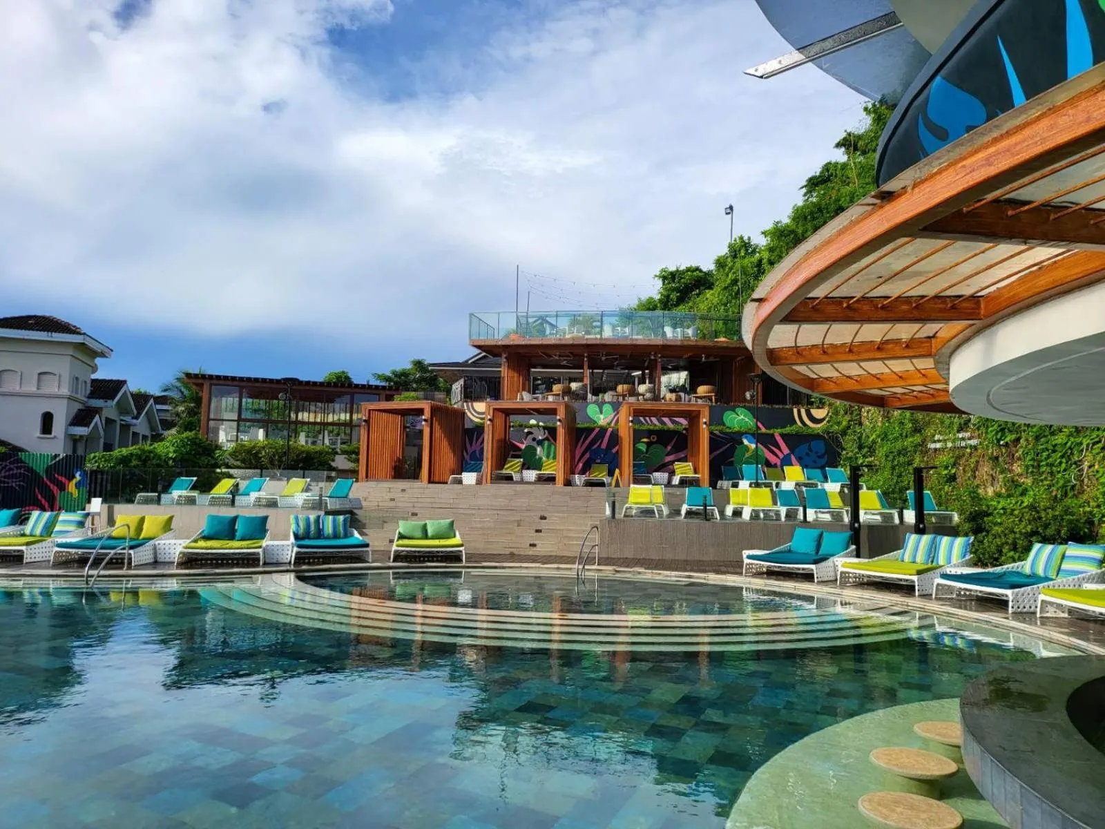 Swimming pool in Fairways and Bluewater Boracay
