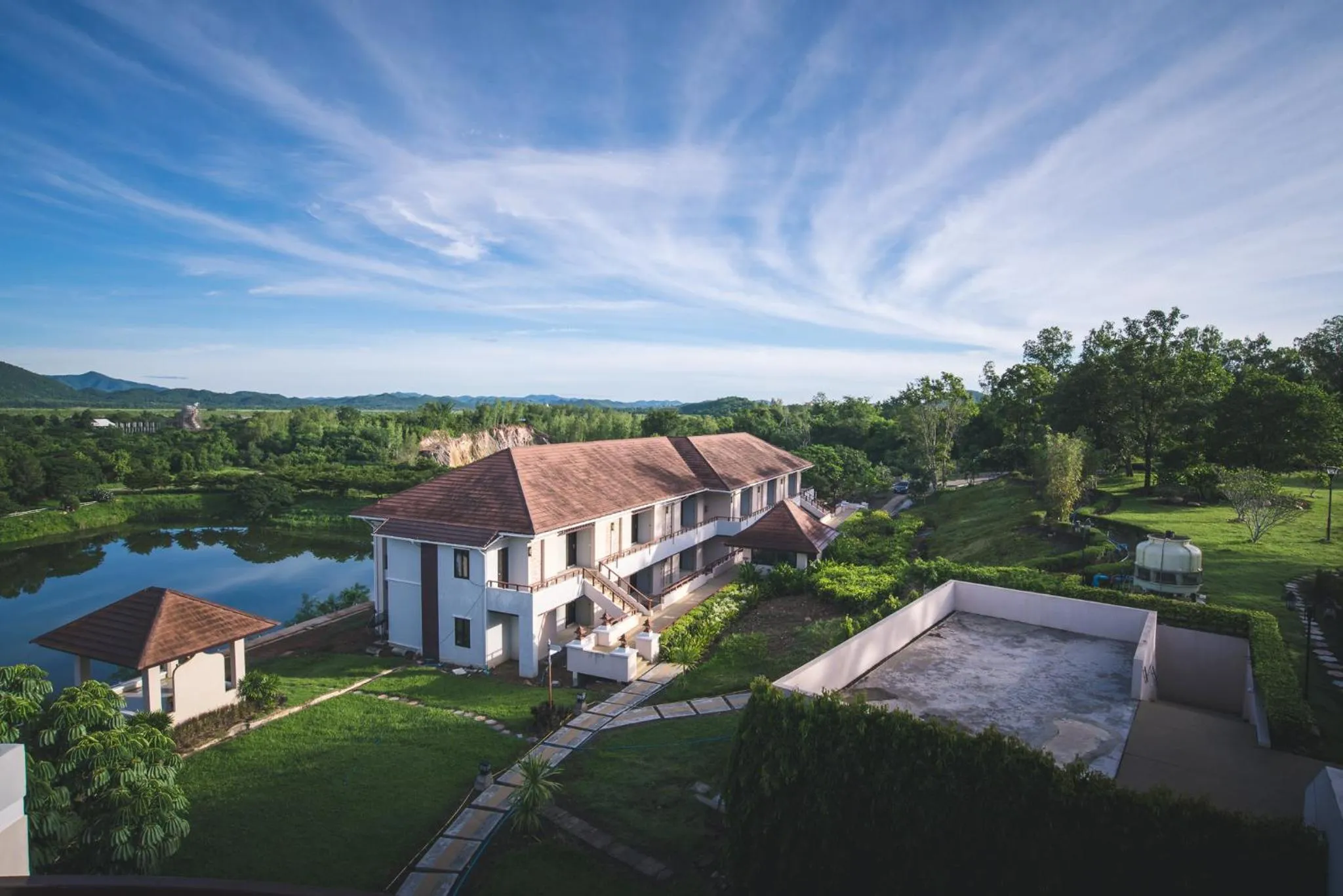 Bird's eye view in Leaves Valley Resort