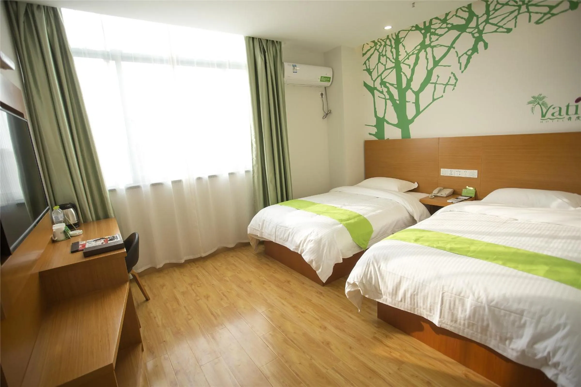 Bed in Vatica Anhui Huainan West Shungeng Road Huili Road Hotel