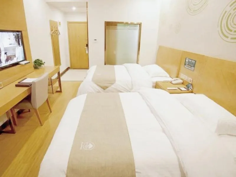 Bed in GreeTree Inn JiangSu Wuxi Huishan District Yuqi Town Business Hotel