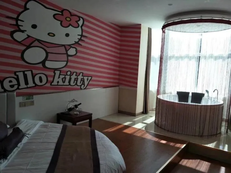 Bed in GreenTree Inn Shanxi Changzhi Lucheng Zhonghua Street Business Hotel