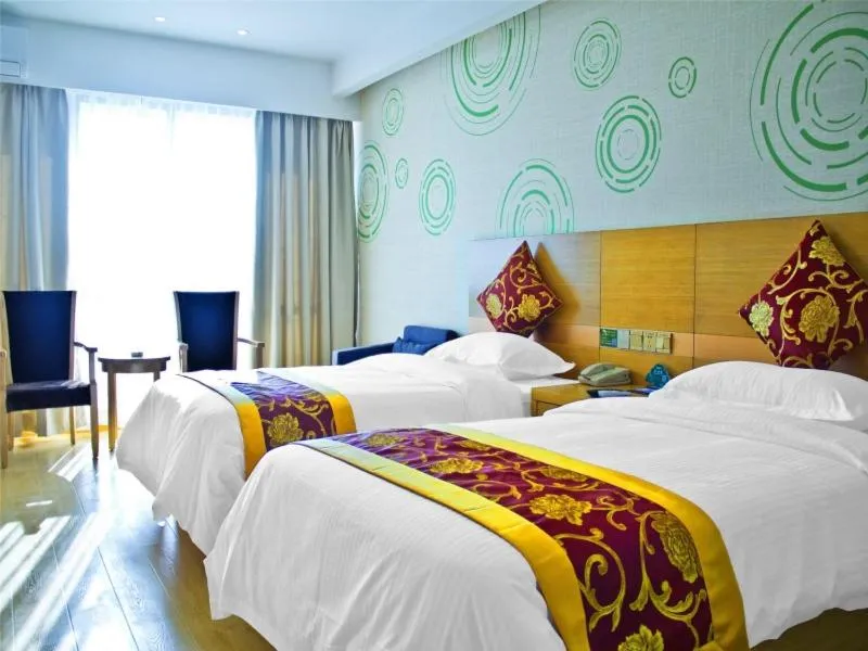 Bed in GreenTree Inn Jiangsu Wuxi Beitang District Xinsheng Express Hotel