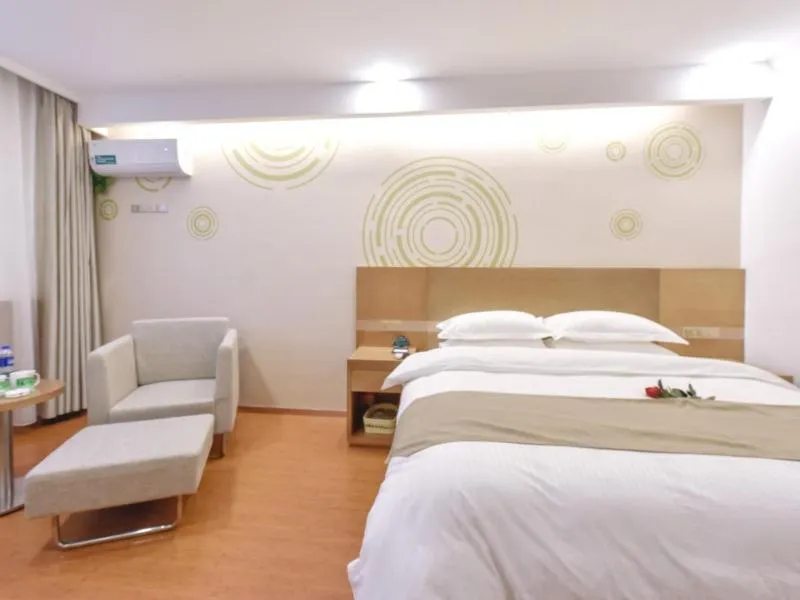 Bed in GreenTree Inn Henan Kaifeng Jinming District Jinming Square Little Song City Business Hotel