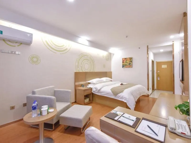 Bed in GreenTree Inn Henan Kaifeng Jinming District Jinming Square Little Song City Business Hotel
