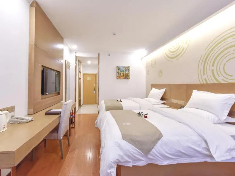 Bed in GreenTree Inn Henan Kaifeng Jinming District Jinming Square Little Song City Business Hotel