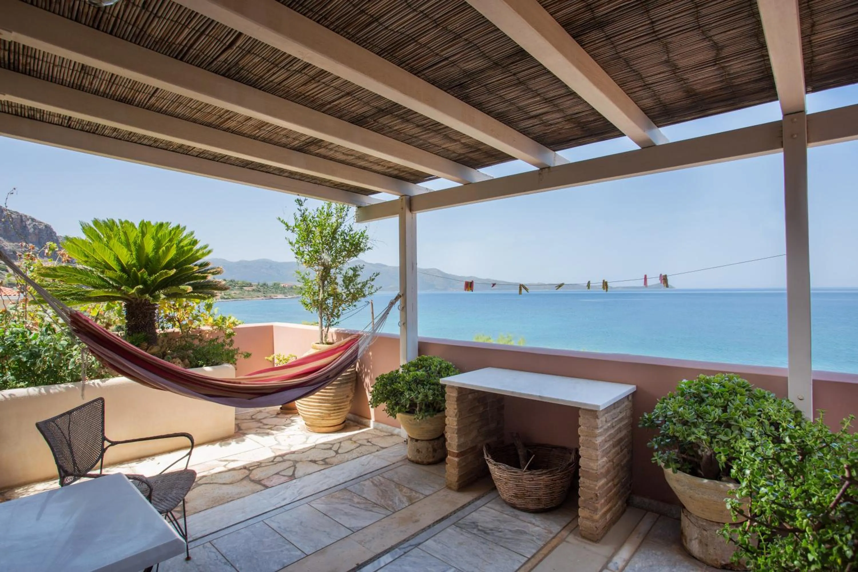 Balcony/Terrace in Aktaion Hotel