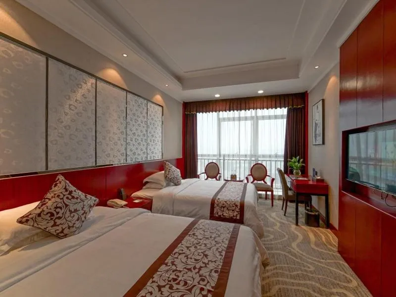 Bed in GreenTree Eastern GuangDong FoShan ShunDe District Huicong City Hotel