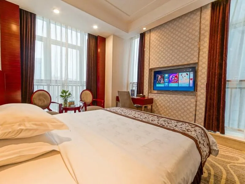 Bed in GreenTree Eastern GuangDong FoShan ShunDe District Huicong City Hotel