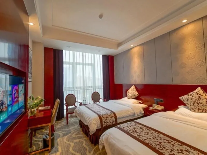 Bed in GreenTree Eastern GuangDong FoShan ShunDe District Huicong City Hotel