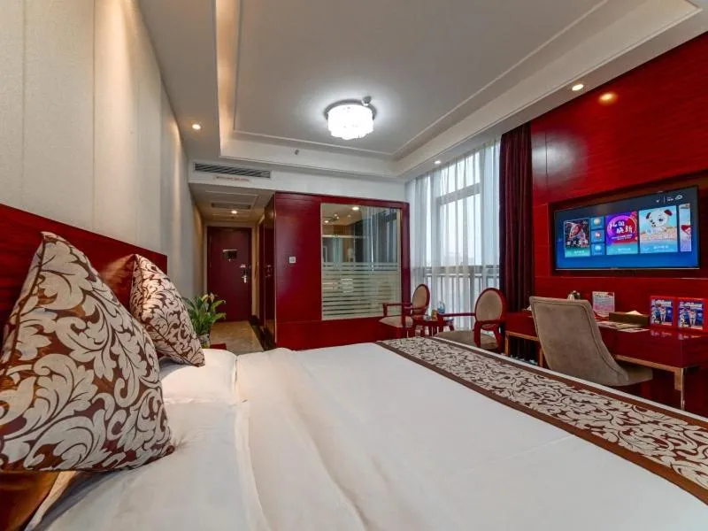 Bed in GreenTree Eastern GuangDong FoShan ShunDe District Huicong City Hotel