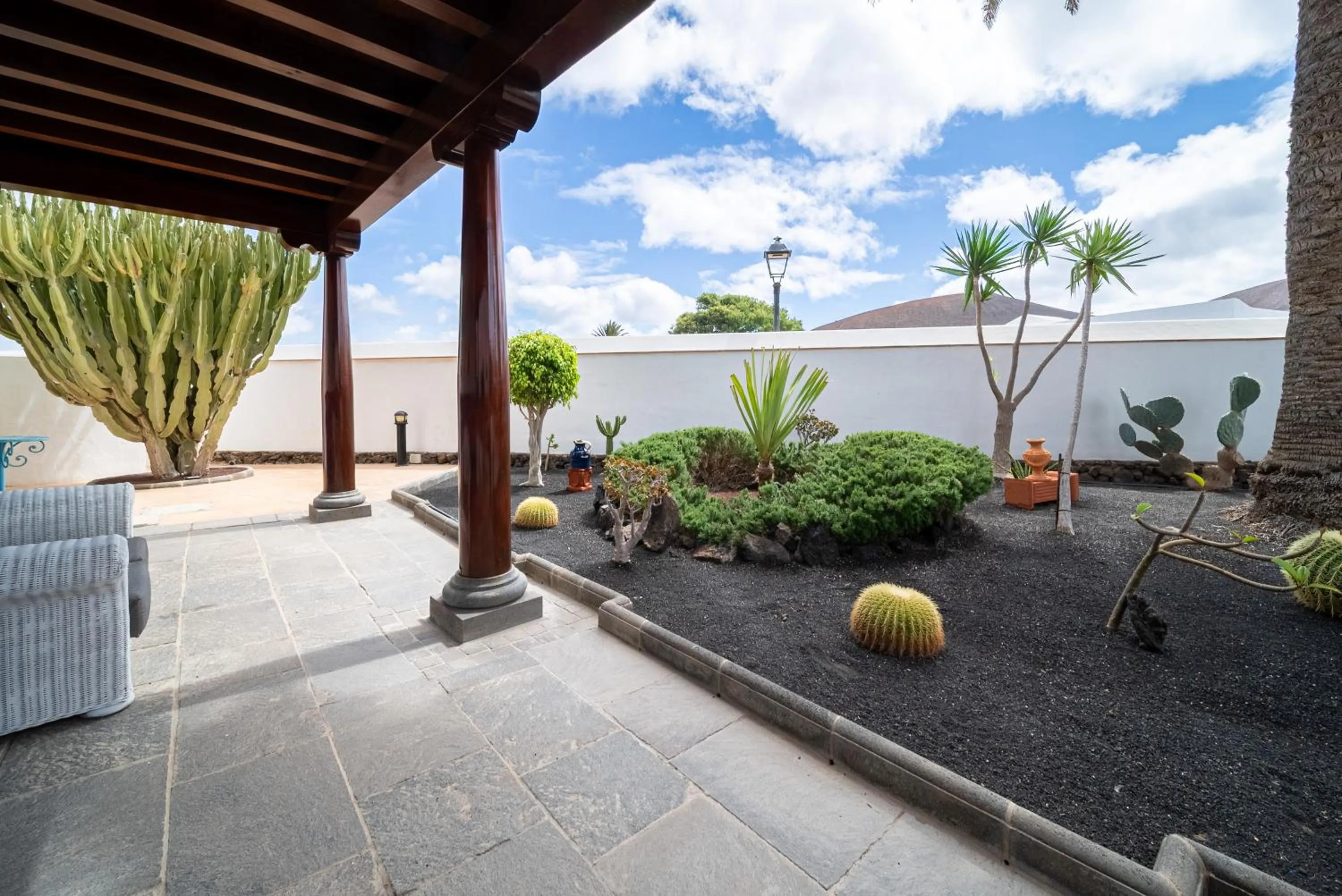 Garden in La Casona de Yaiza I Hotel Emblematico