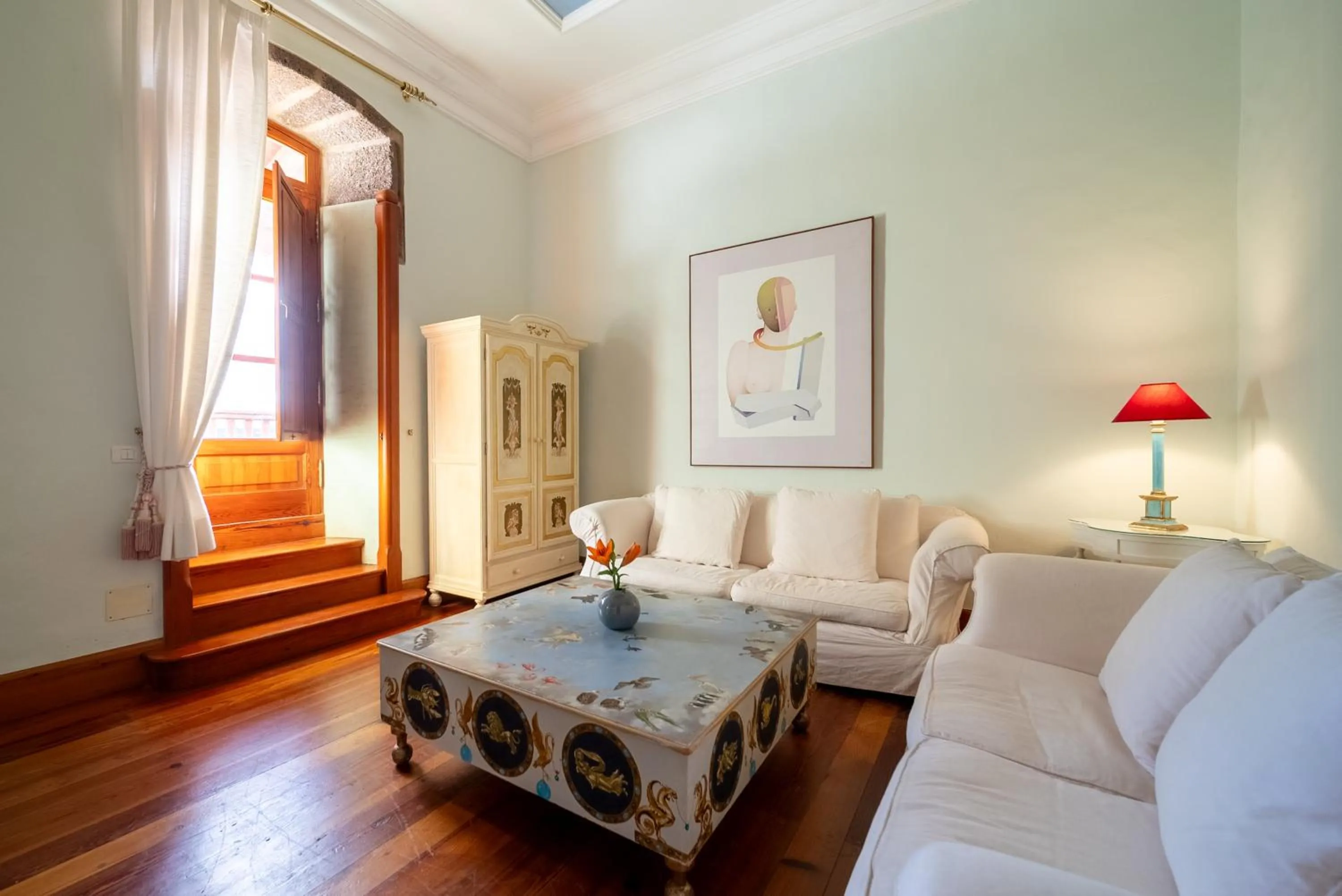 Living room in La Casona de Yaiza I Hotel Emblematico