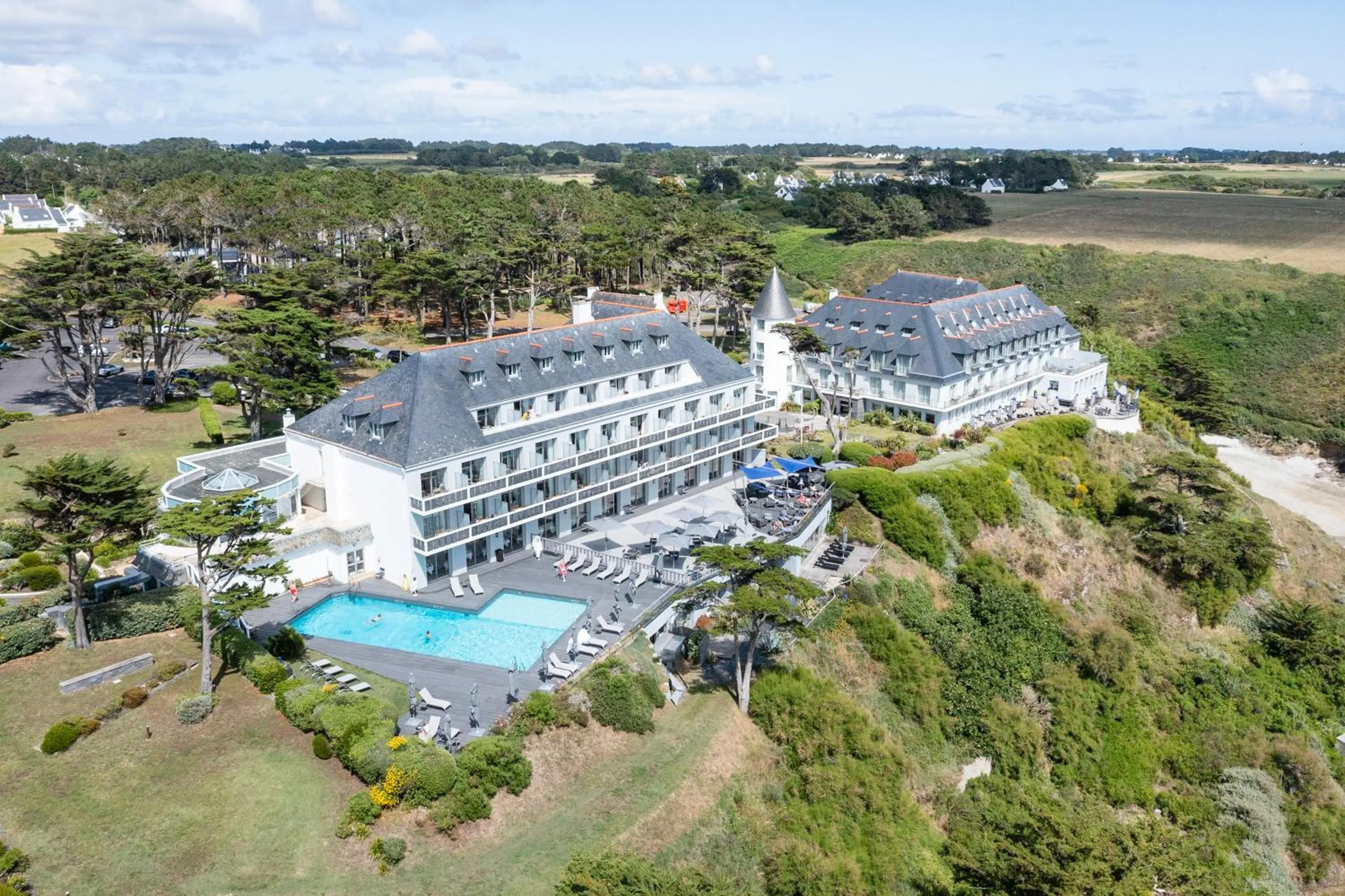 Bird's eye view in Castel Clara Thalasso & Spa