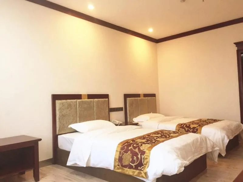 Bed in GreenTree Alliance Gansu Wuwei Commercial Pedestrian Street Hotel