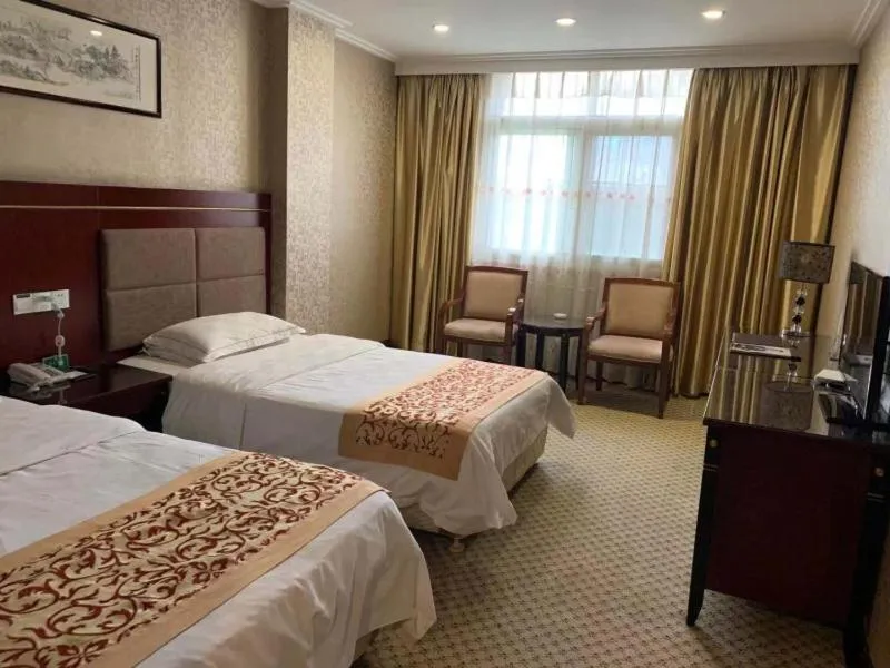 Bed in GreenTree Alliance Suzhou Taicang South Changchun Road Liuyuan Hotel