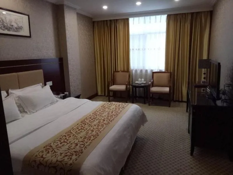 Bed in GreenTree Alliance Suzhou Taicang South Changchun Road Liuyuan Hotel
