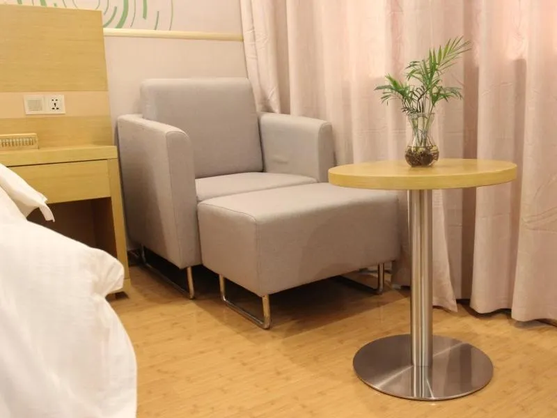 Bed in GreenTree Inn Huangshan Xiuning County Qiyun Mountain Business Hotel