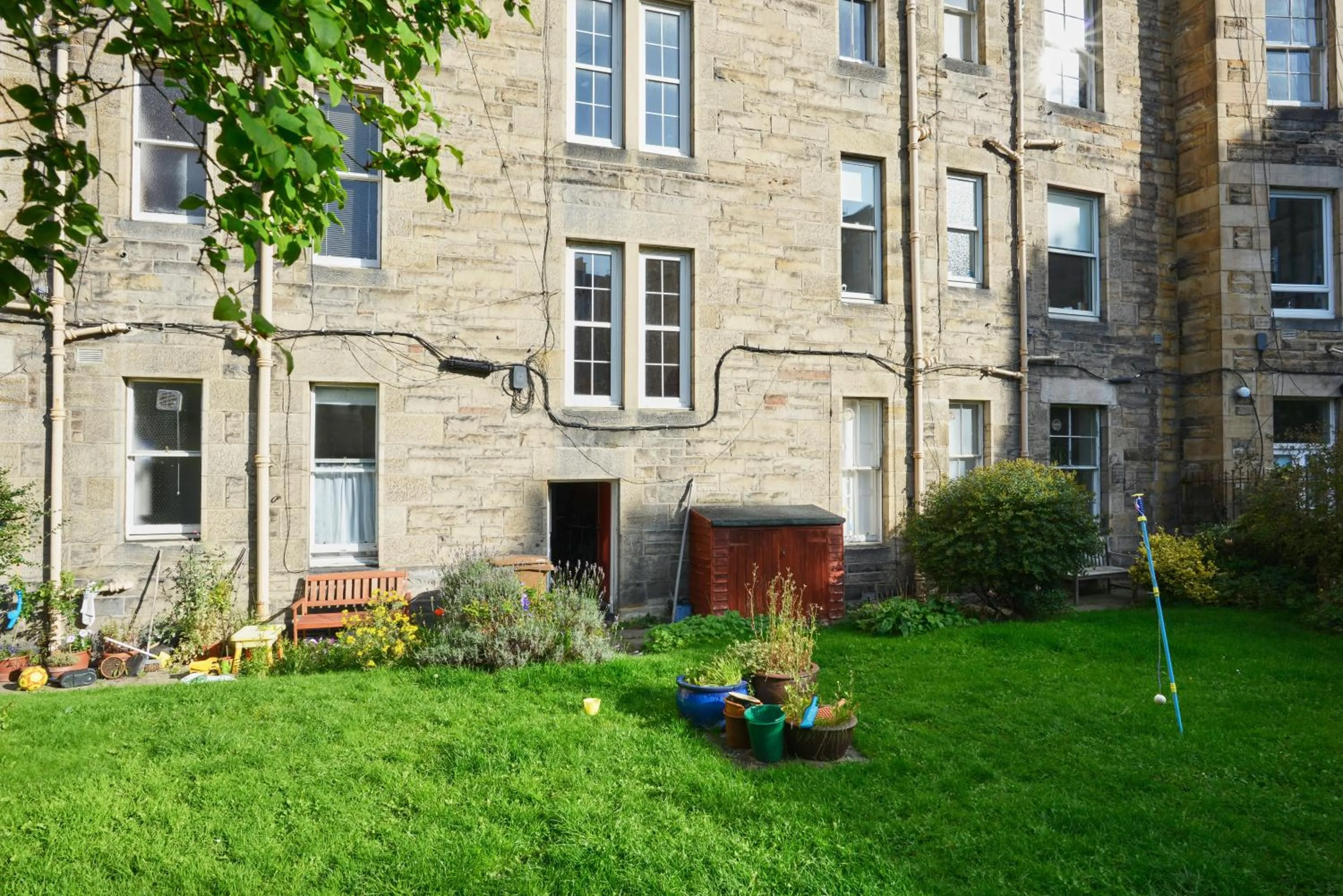 Garden in Comely Bank Apartment