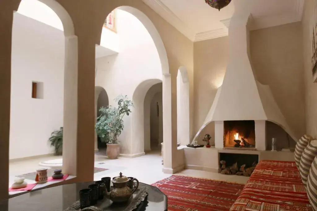 Lobby or reception in Riad BB Marrakech Lobby or reception in Riad BB Marrakech