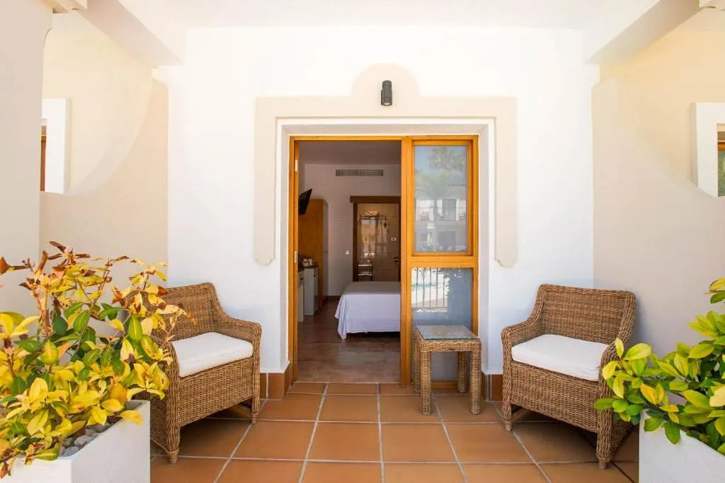 Pool view in Paloma Blanca Boutique Hotel