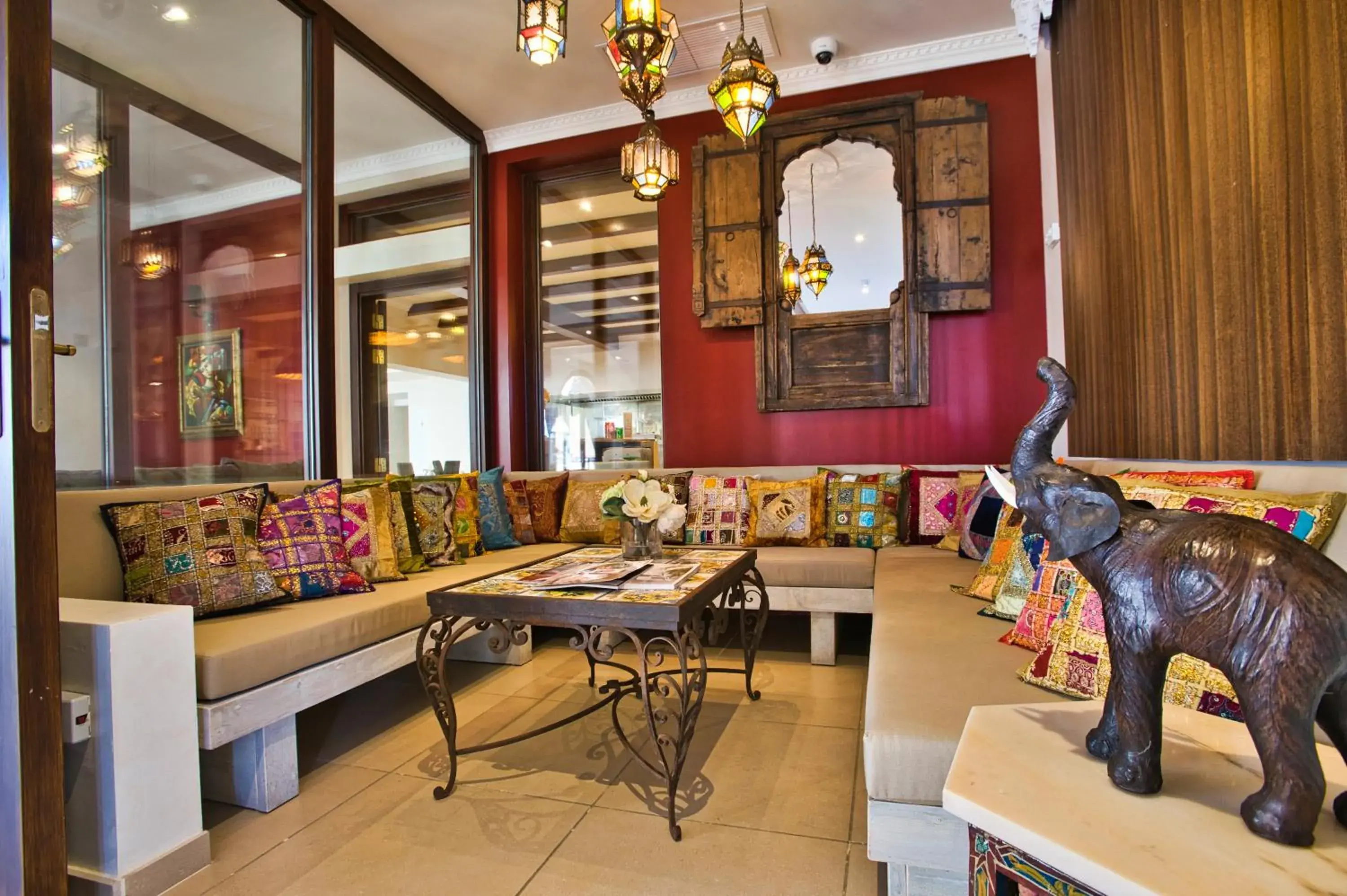 Living room in Paloma Blanca Boutique Hotel Living room in Paloma Blanca Boutique Hotel