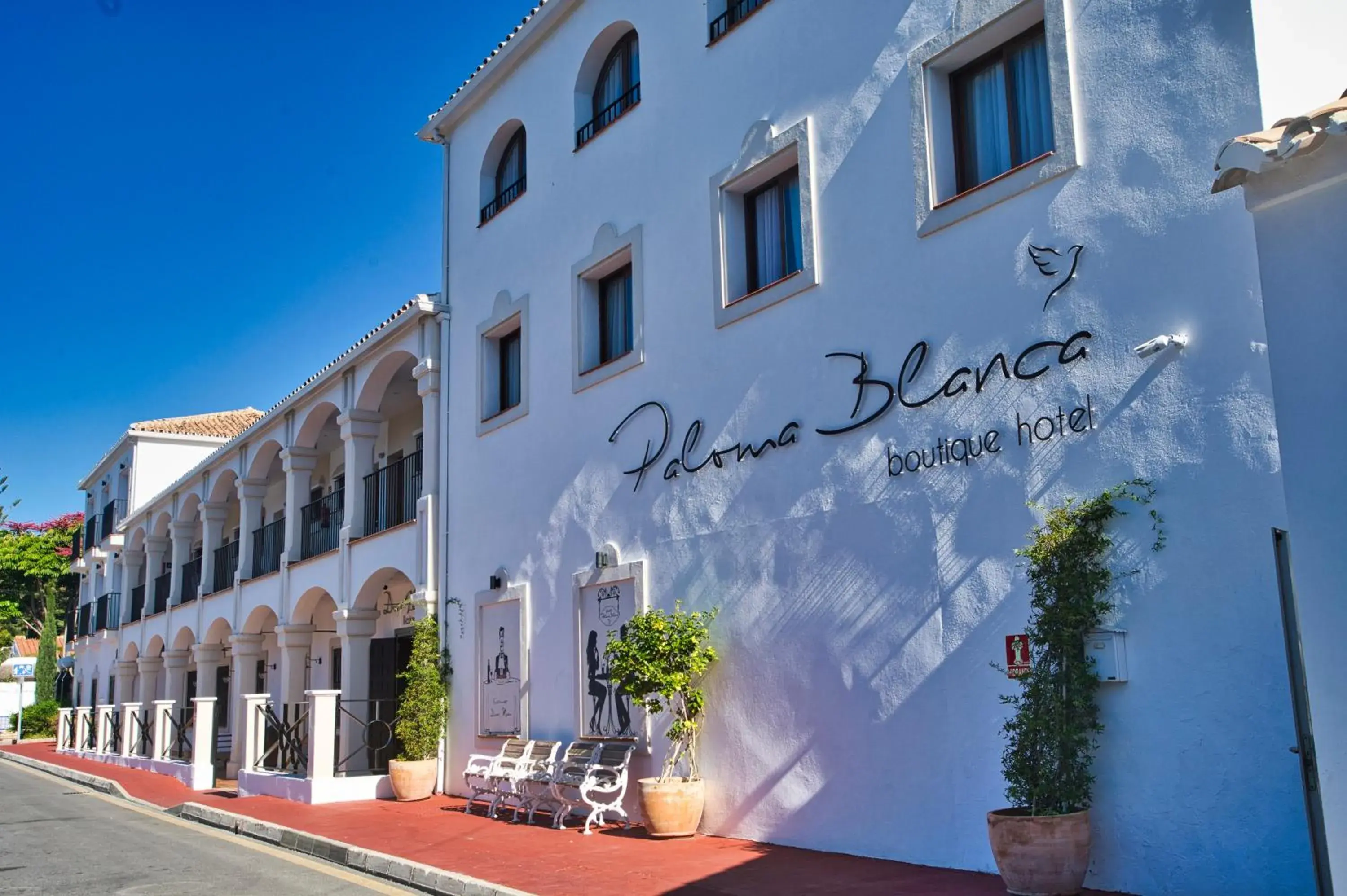 Property building in Paloma Blanca Boutique Hotel Property building in Paloma Blanca Boutique Hotel