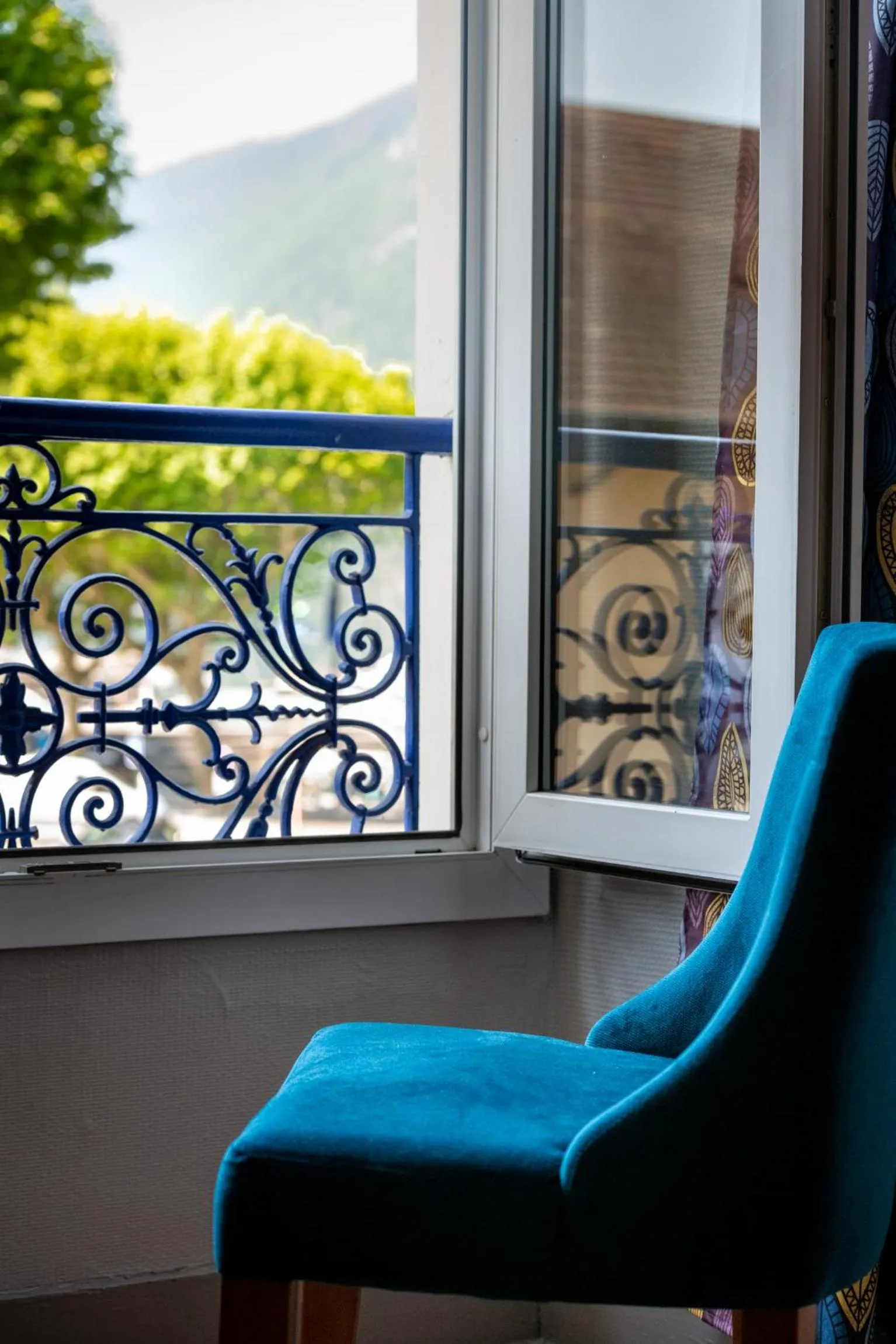 Mountain view in Hotel Beau Rivage