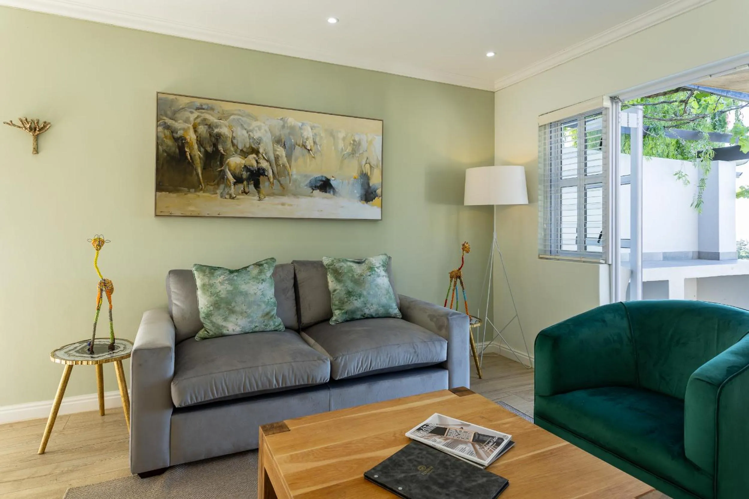Living room in Kunjani Villas & Wines