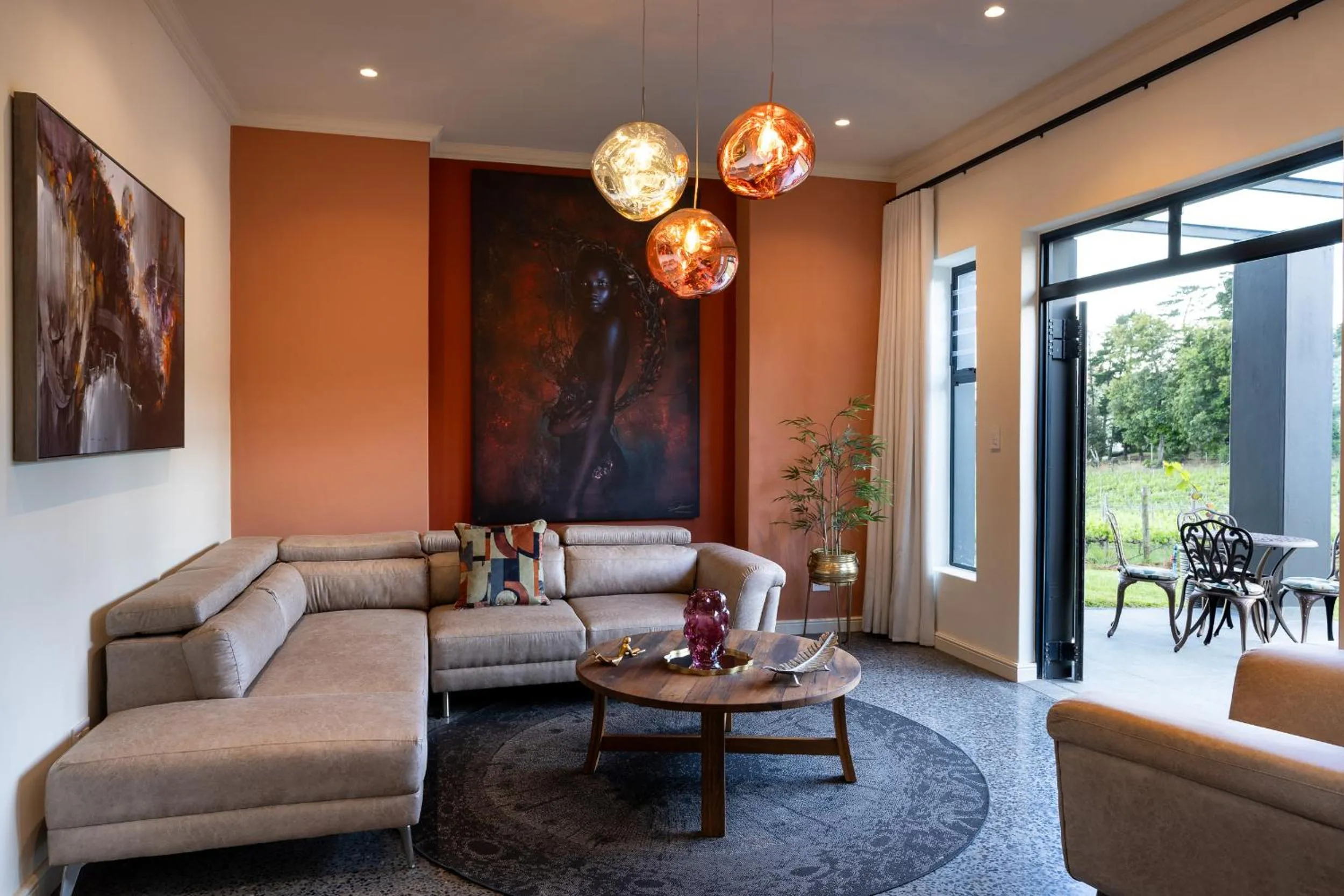 Living room in Kunjani Villas & Wines