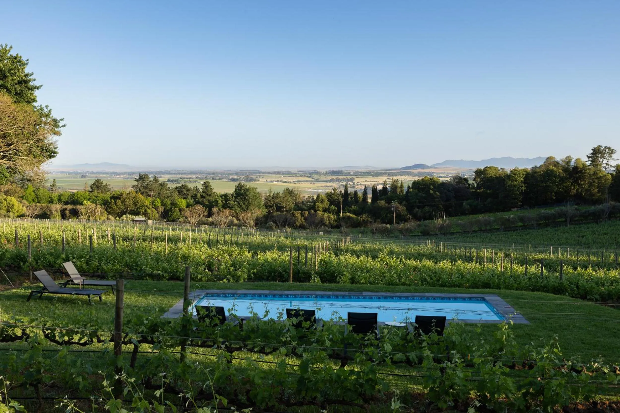 Swimming pool in Kunjani Villas & Wines