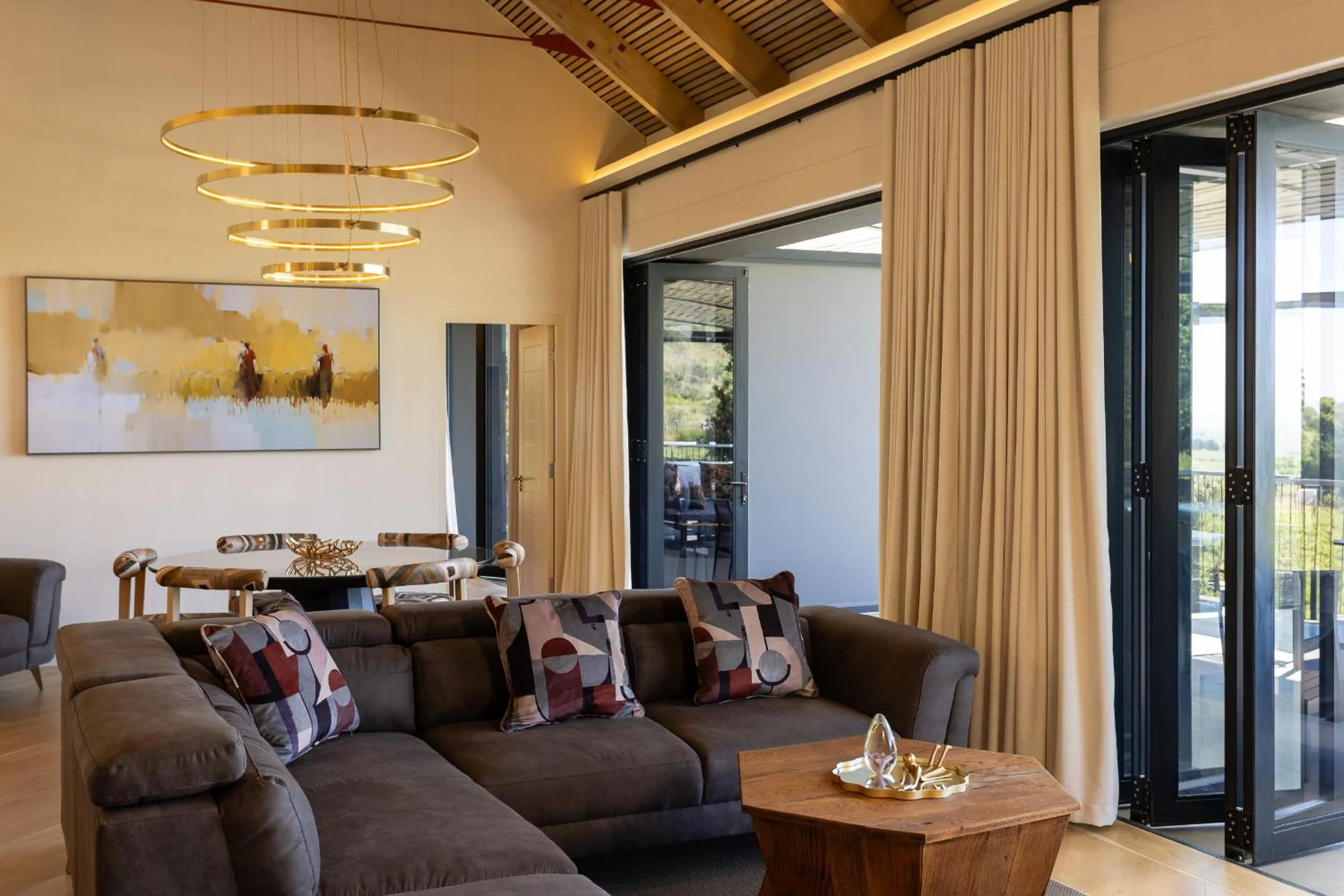 Living room in Kunjani Villas & Wines