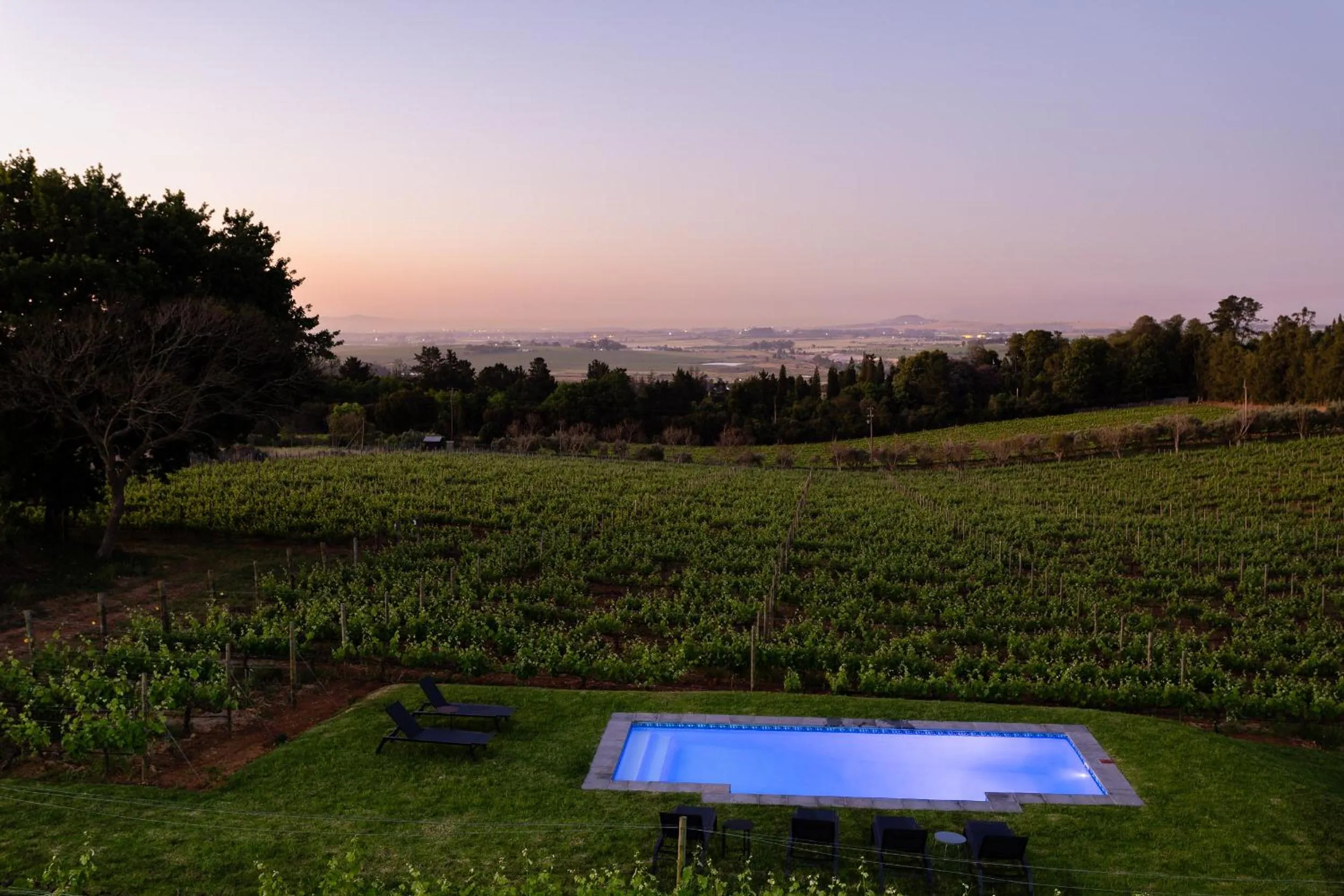 Natural landscape in Kunjani Villas & Wines