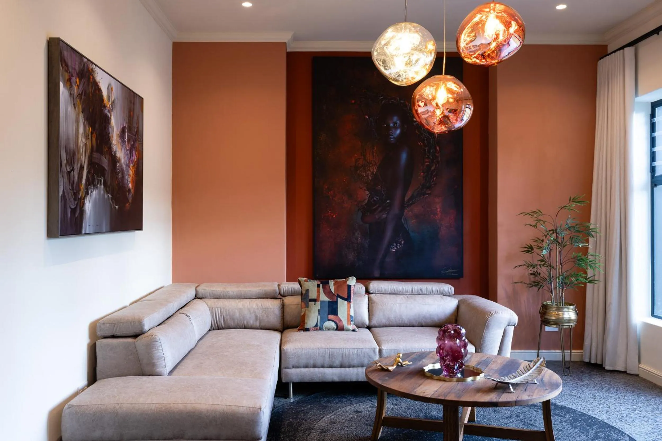 Living room in Kunjani Villas & Wines