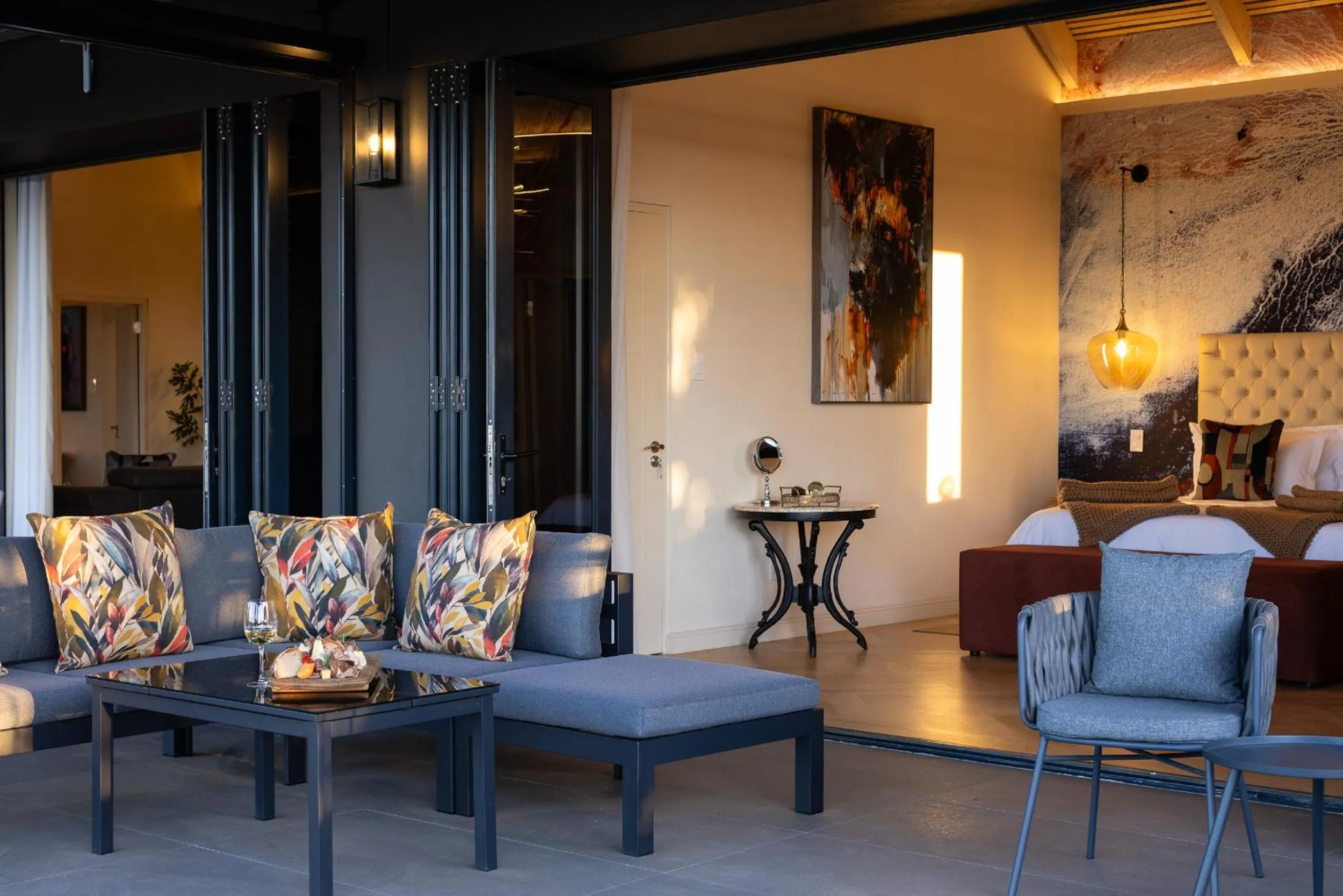Living room in Kunjani Villas & Wines