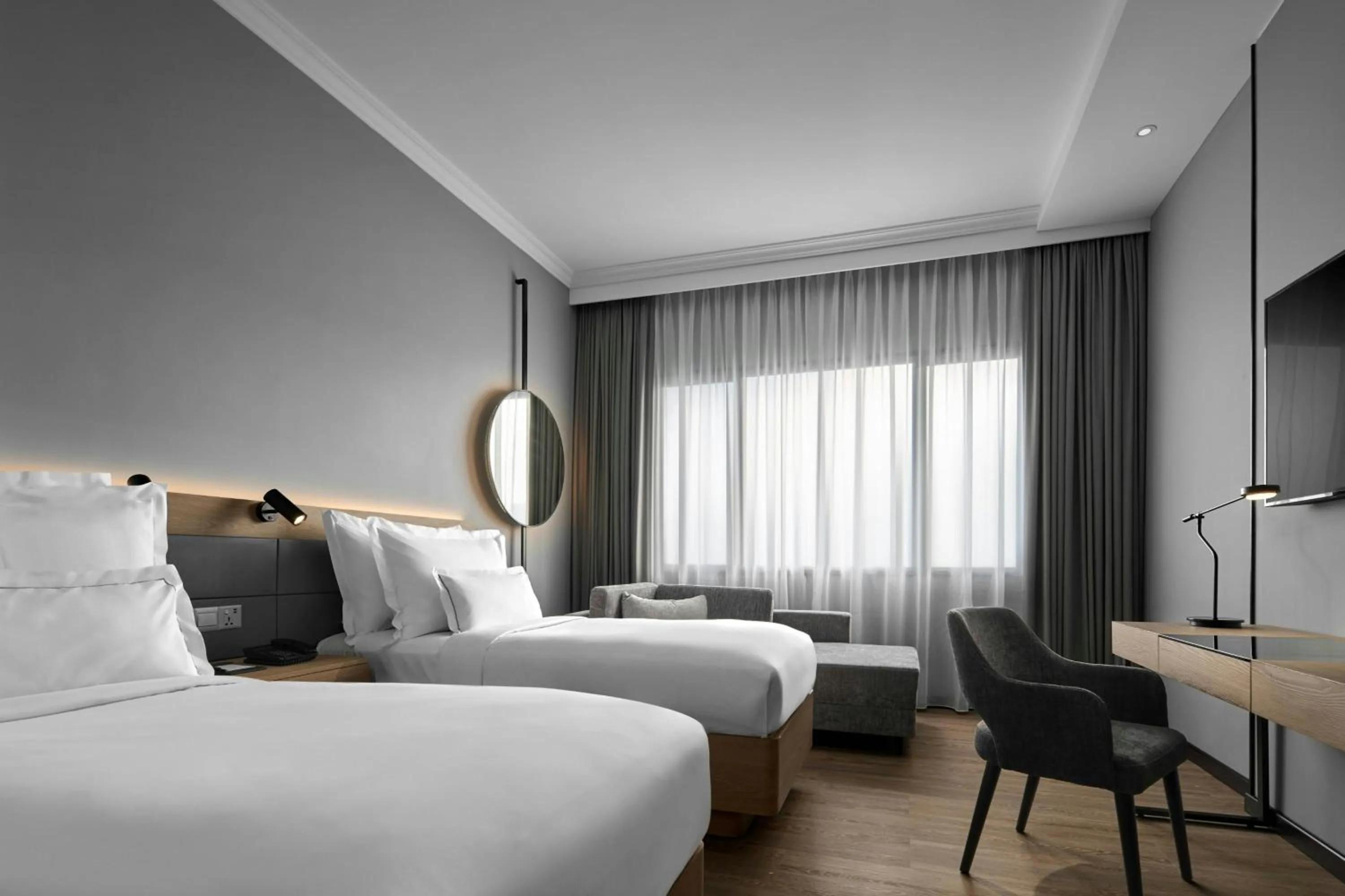 Photo of the whole room, Bed in AC Hotel by Marriott Kuala Lumpur