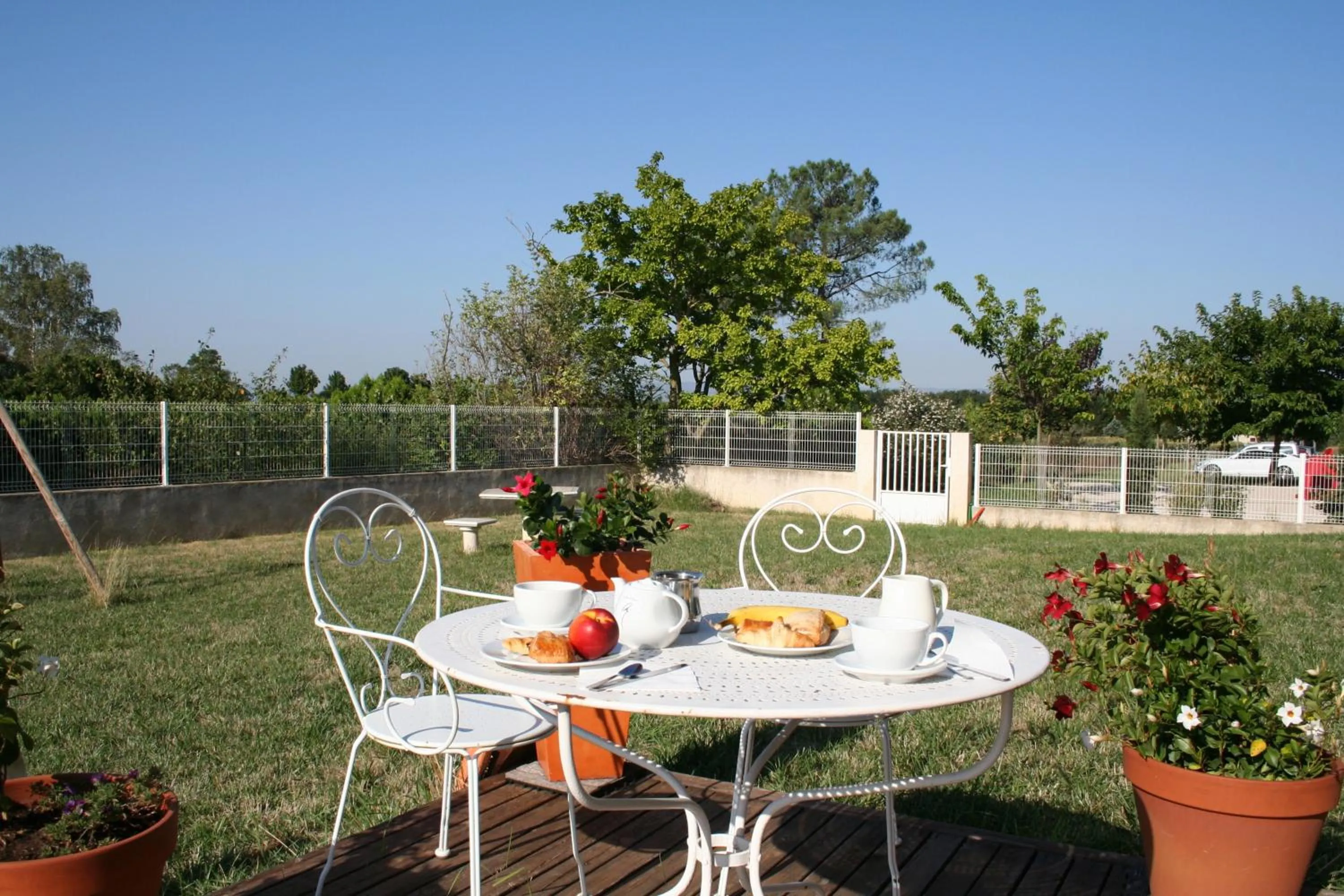 Garden in Hôtel Valery