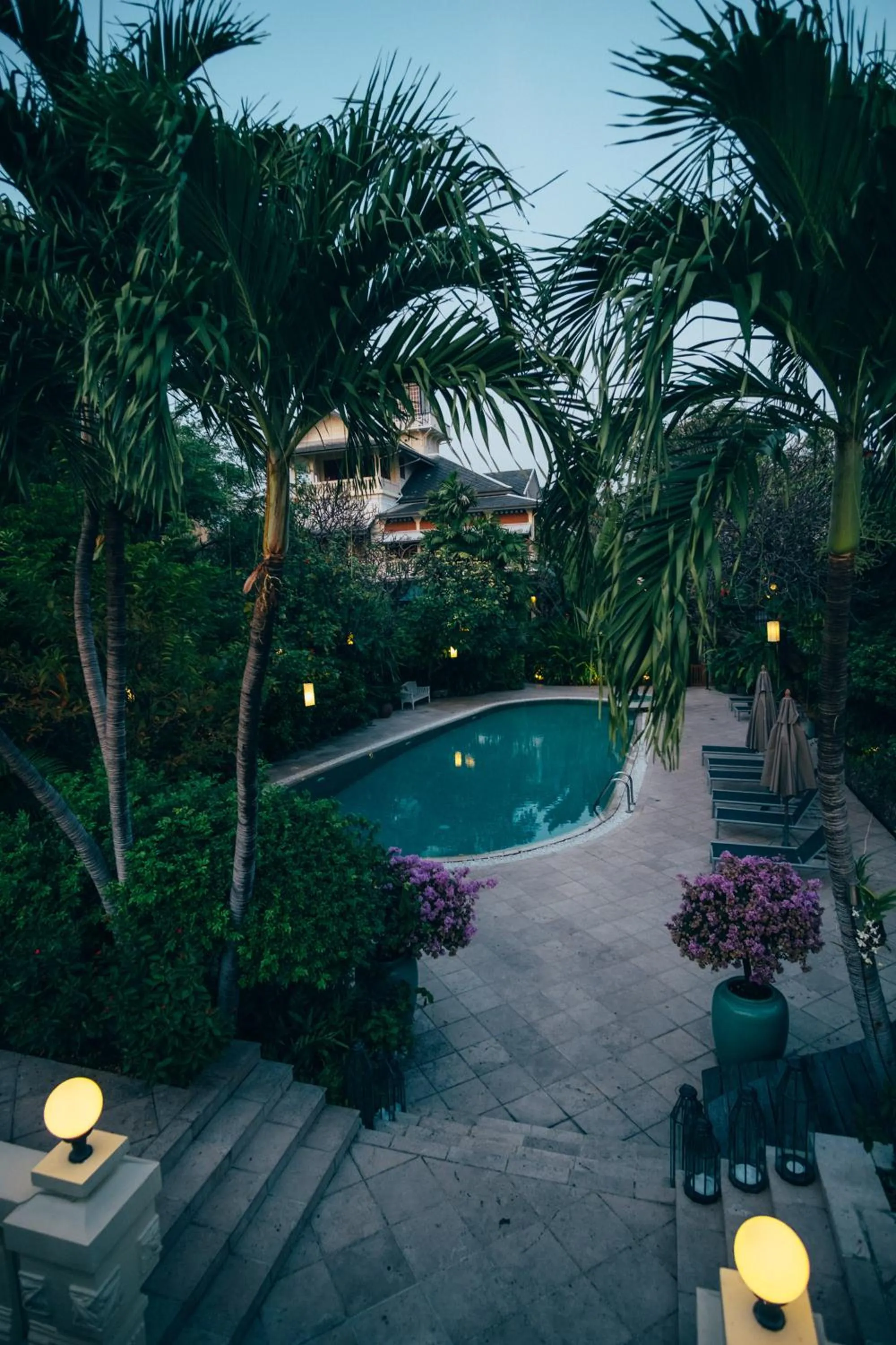 Swimming pool in Chakrabongse Villas